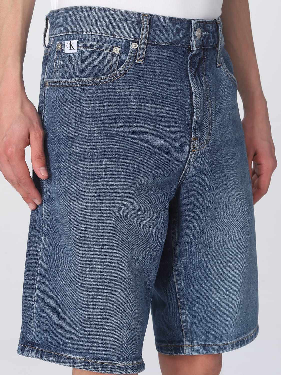 Calvin klein jean shorts mens online