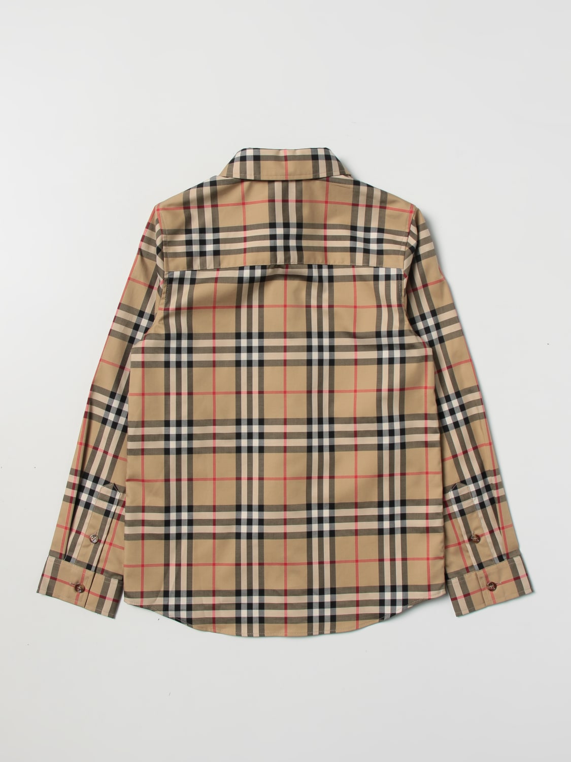 BURBERRY CAMICIA: Camicia bambino Burberry, Beige - Img 2