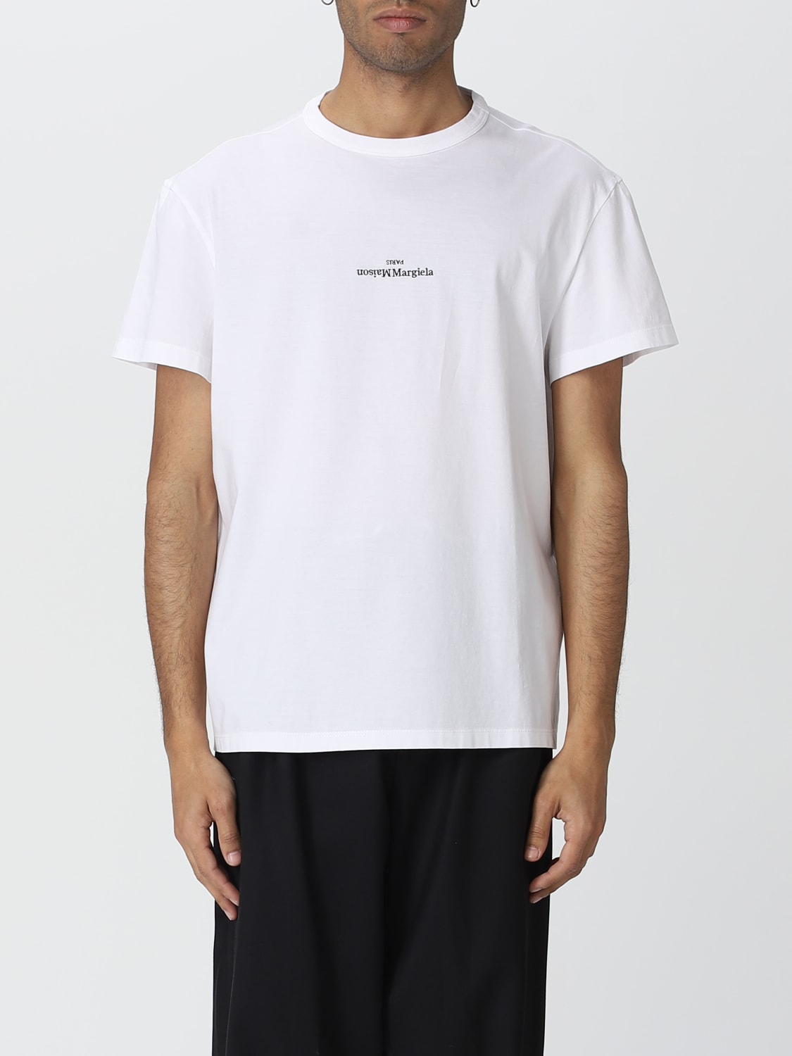 MAISON MARGIELA: T-shirt men - White | Maison Margiela t-shirt ...