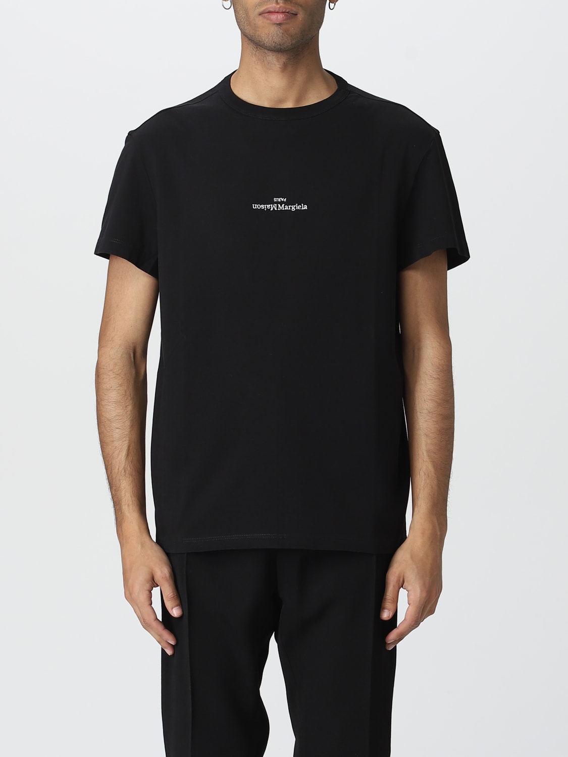 MAISON MARGIELA T-SHIRT: T-shirt men Maison Margiela, Black - Img 1