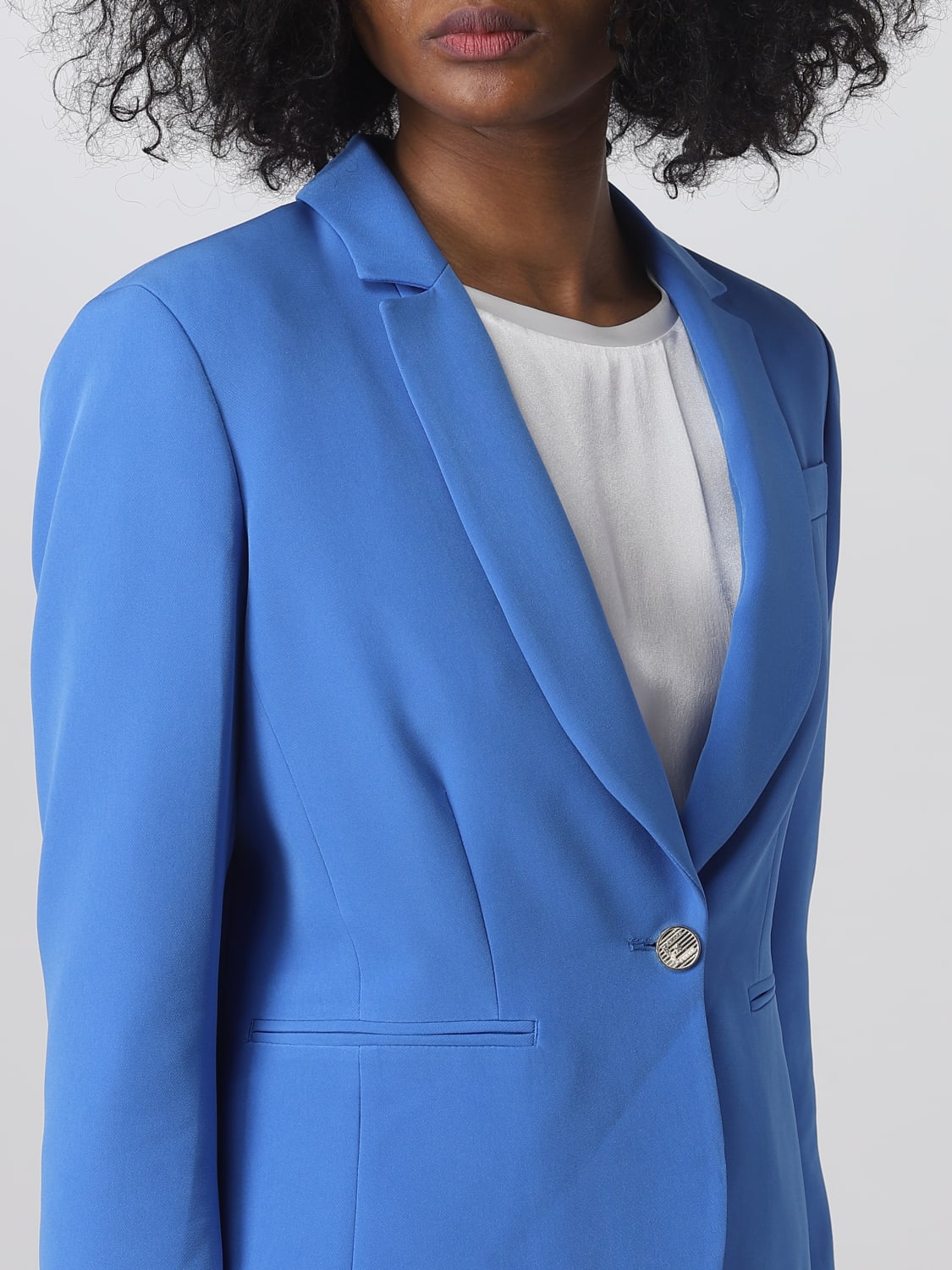 アウターその他 LIU JO Woman Blazer Blue WA3438T7896 84043 Liu Jo Outlet: Jacket woman - Blue | Liu Jo blazer