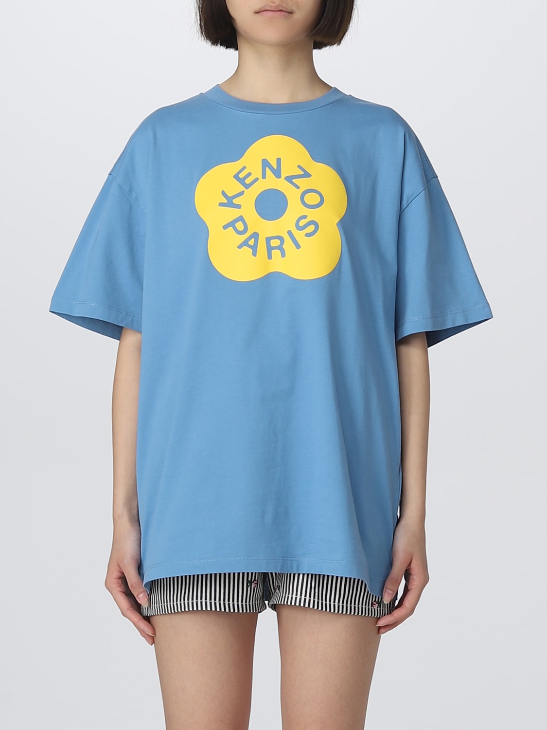 KENZO Tシャツ: Tシャツ レディース Kenzo, スカイブルー - Img 1