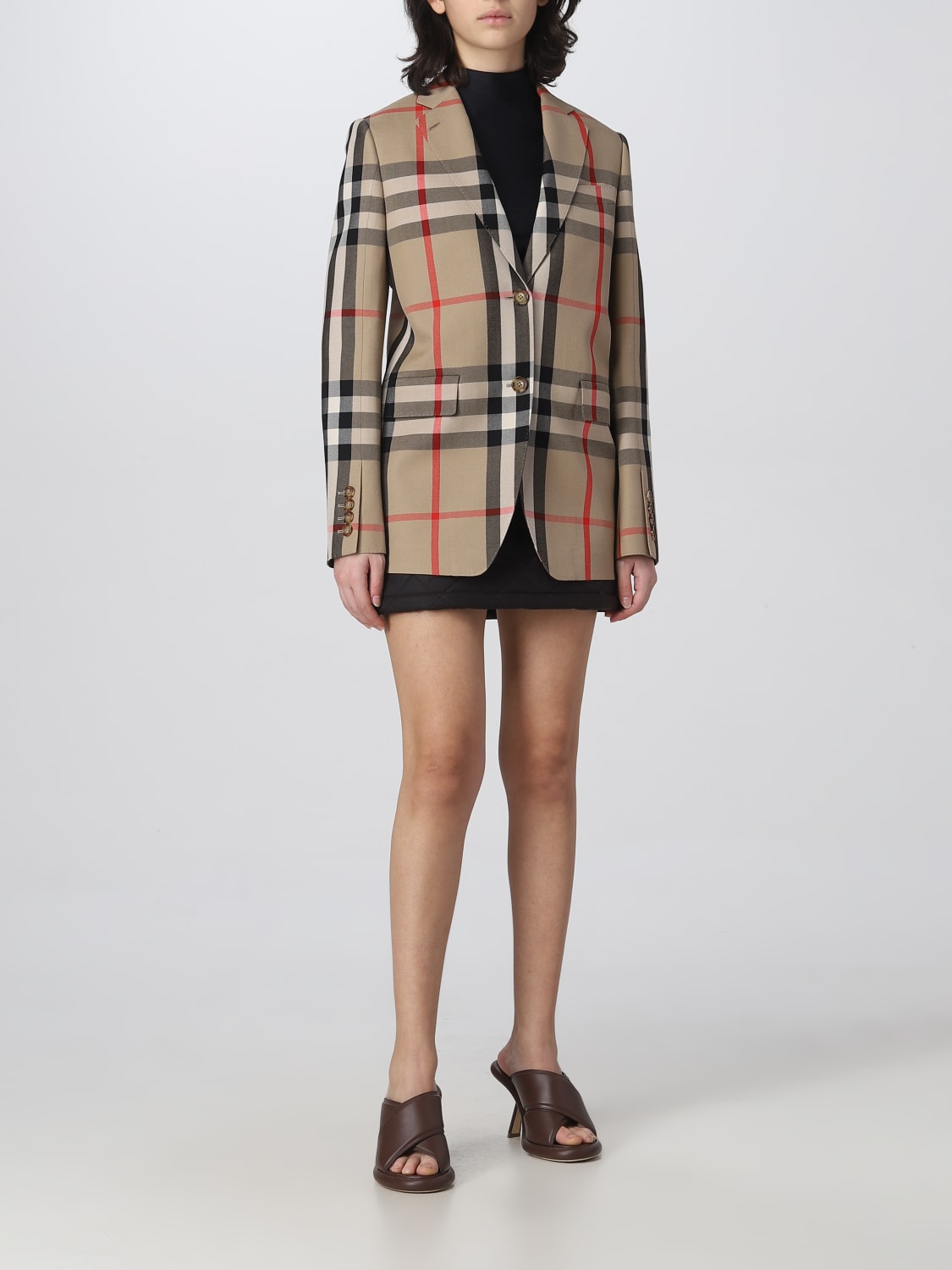 BURBERRY SKIRT: Skirt woman Burberry, Brown - Img 2