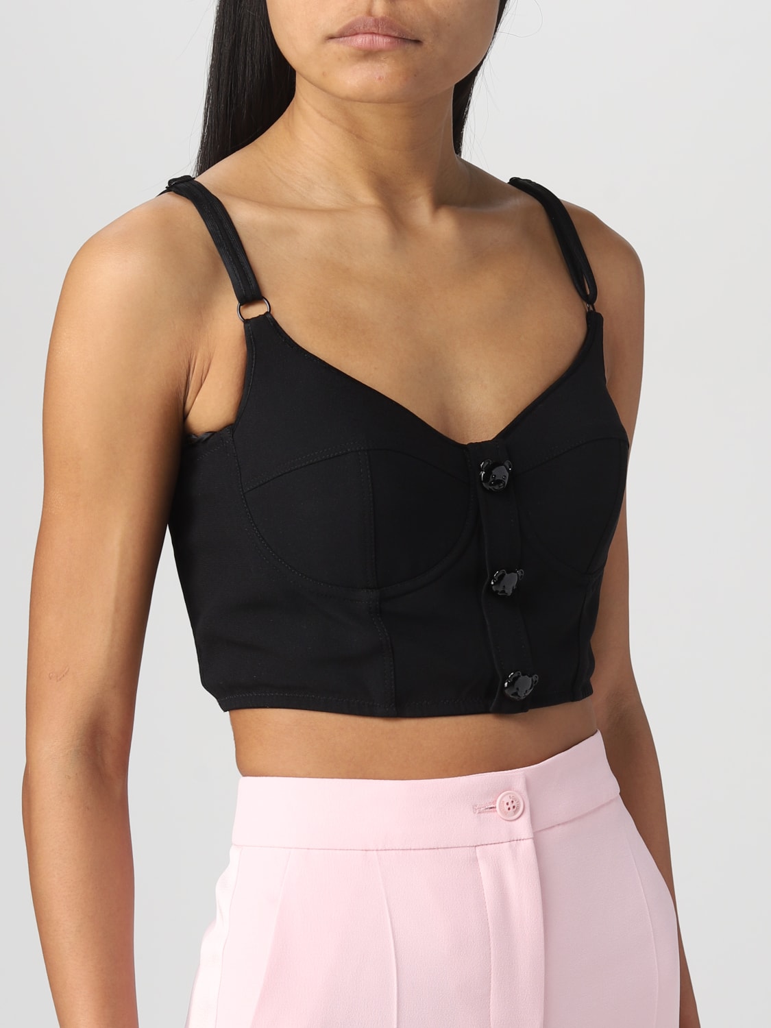 MOSCHINO COUTURE TOP: Dessous damen Moschino Couture, Schwarz - Img 4