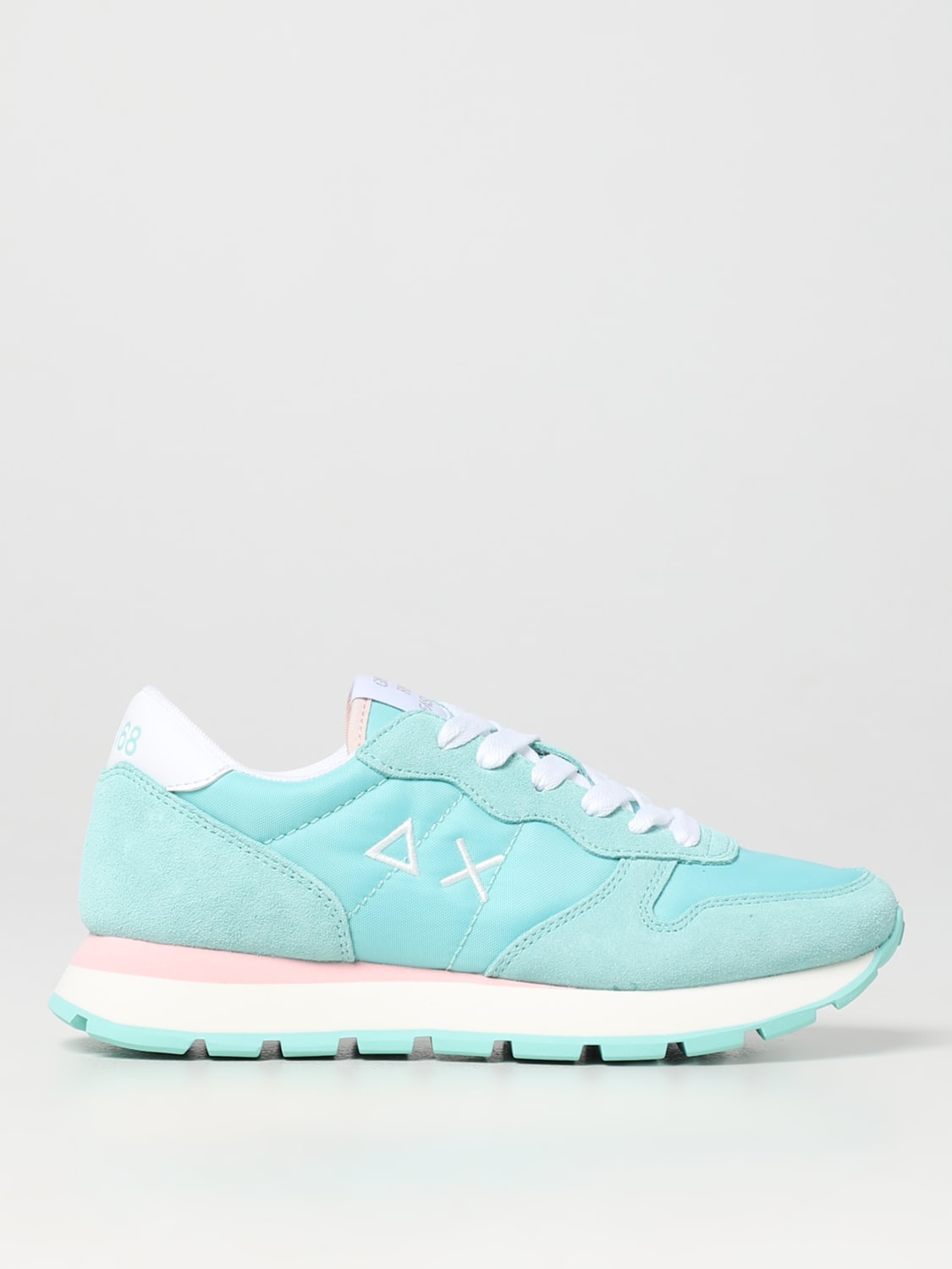 SUN68 SNEAKERS: Sneakers Ally Sun 68 in suede e nylon, Acqua - Img 1