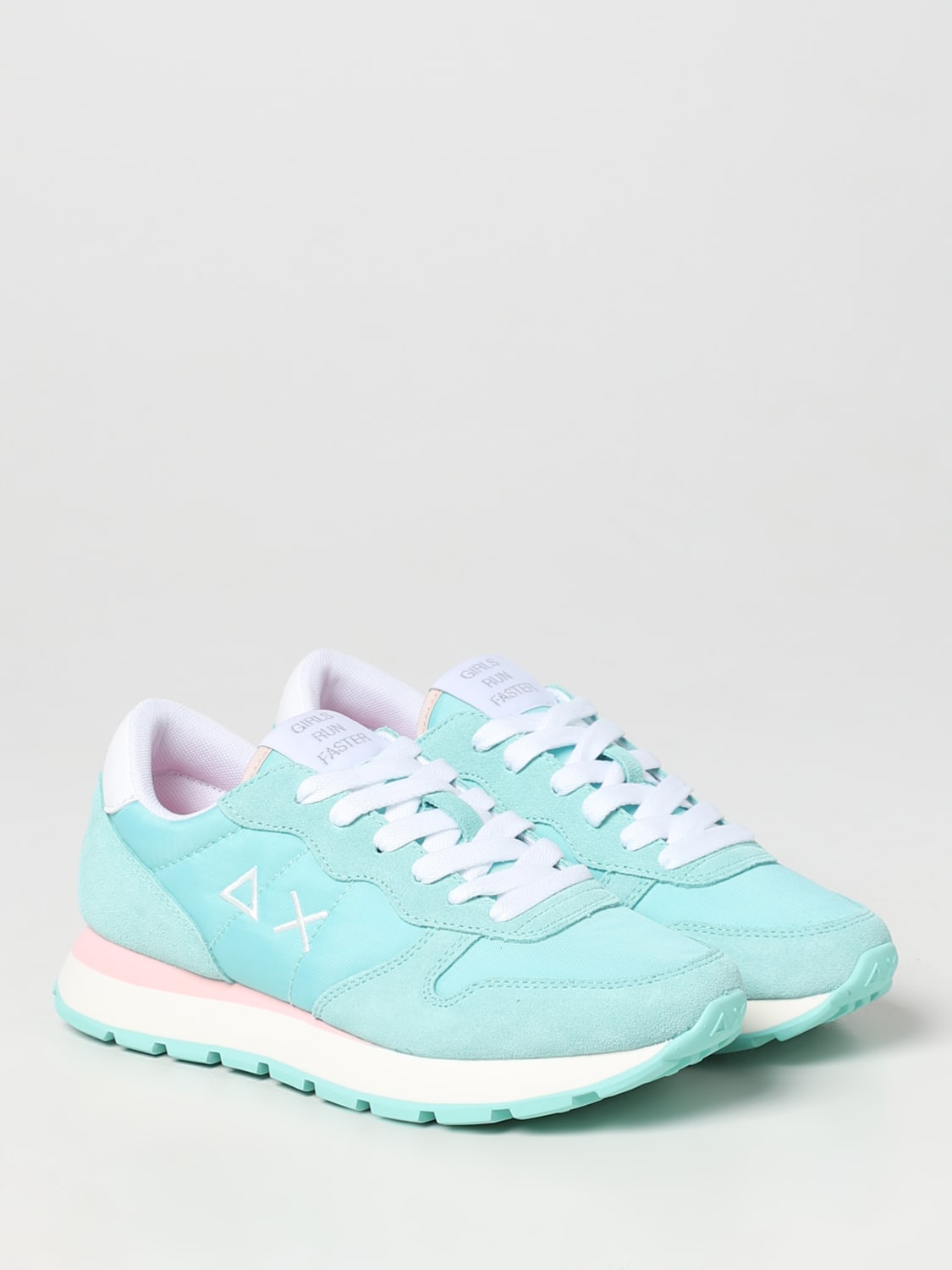 SUN68 SNEAKERS: Sneakers Ally Sun 68 in suede e nylon, Acqua - Img 2