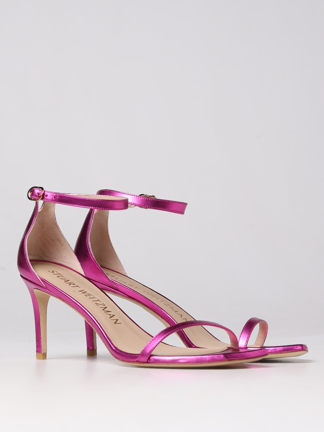 STUART WEITZMAN SANDALIAS DE TACÓN: Zapatos mujer Stuart Weitzman, Rosa - Img 2