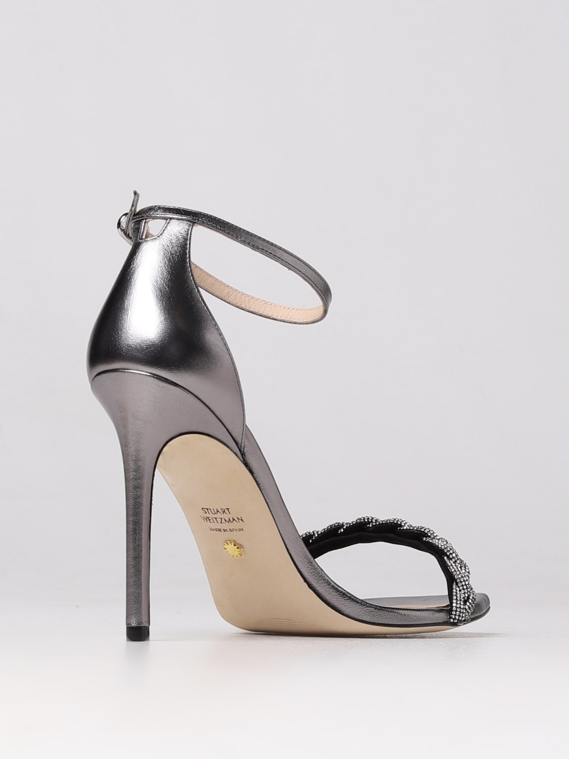 STUART WEITZMAN SANDALES À TALONS: Chaussures femme Stuart Weitzman, Gris - Img 3