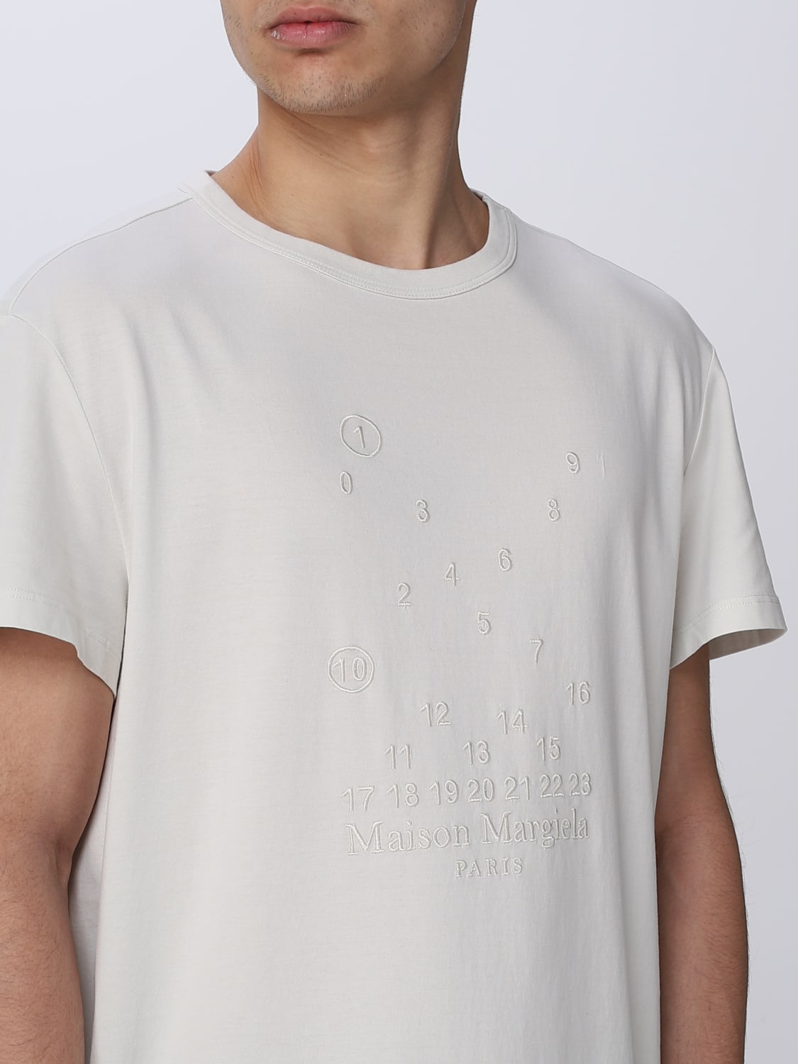 MAISON MARGIELA T-SHIRT: T-shirt homme Maison Margiela, Blanc - Img 5