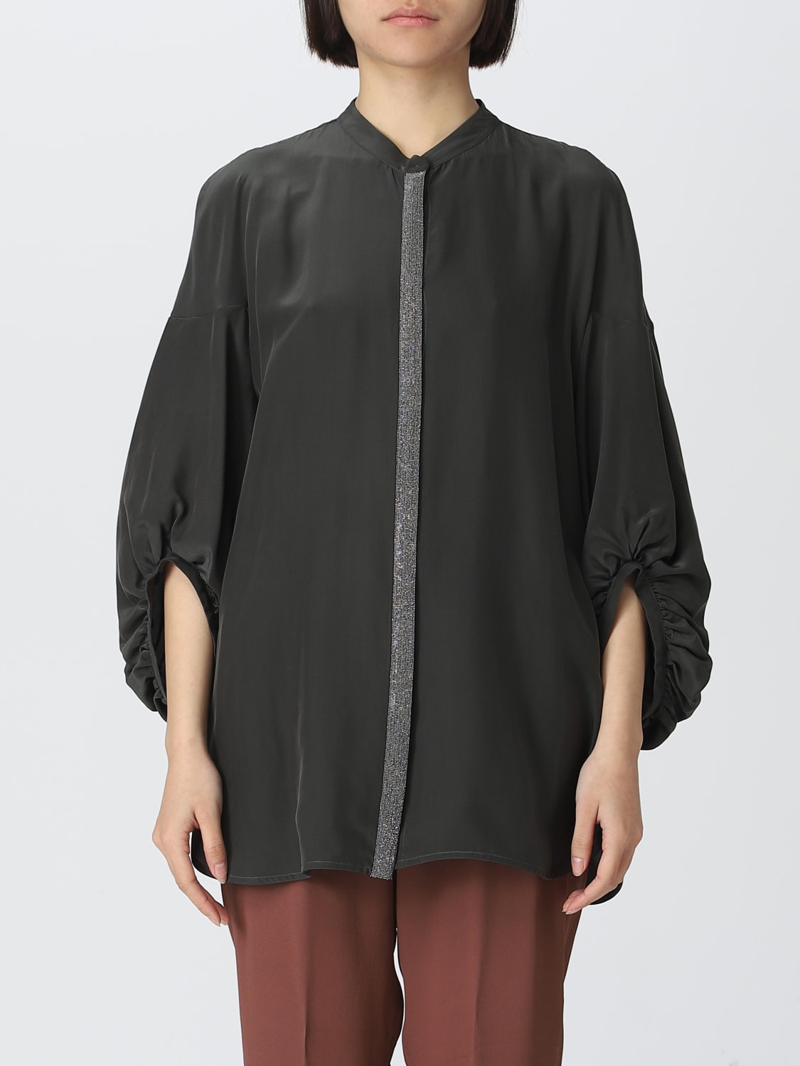 FABIANA FILIPPI SHIRT: Shirt woman Fabiana Filippi, Green - Img 1