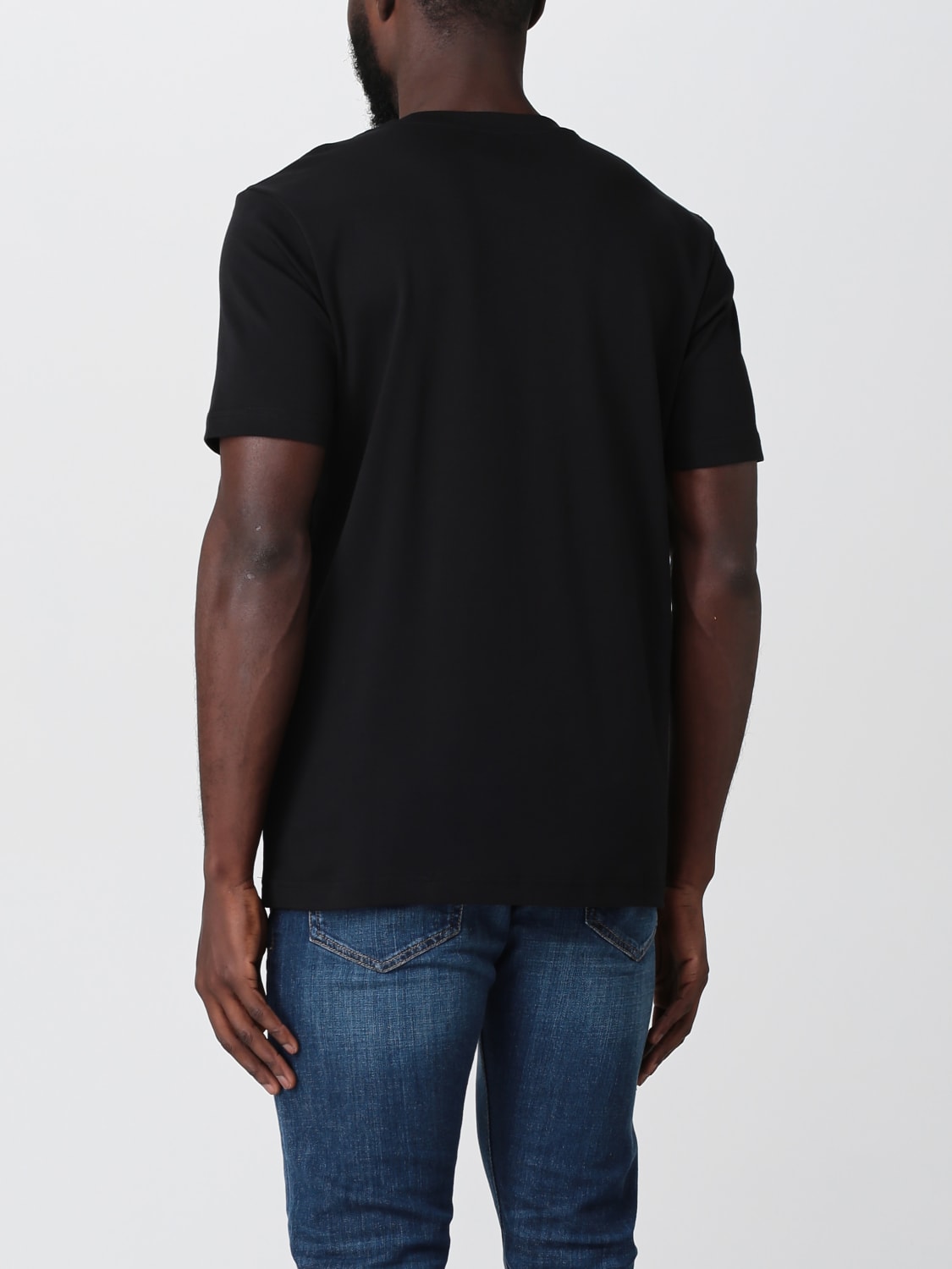 DIESEL T-SHIRT: Diesel cotton t-shirt, Black - Img 3