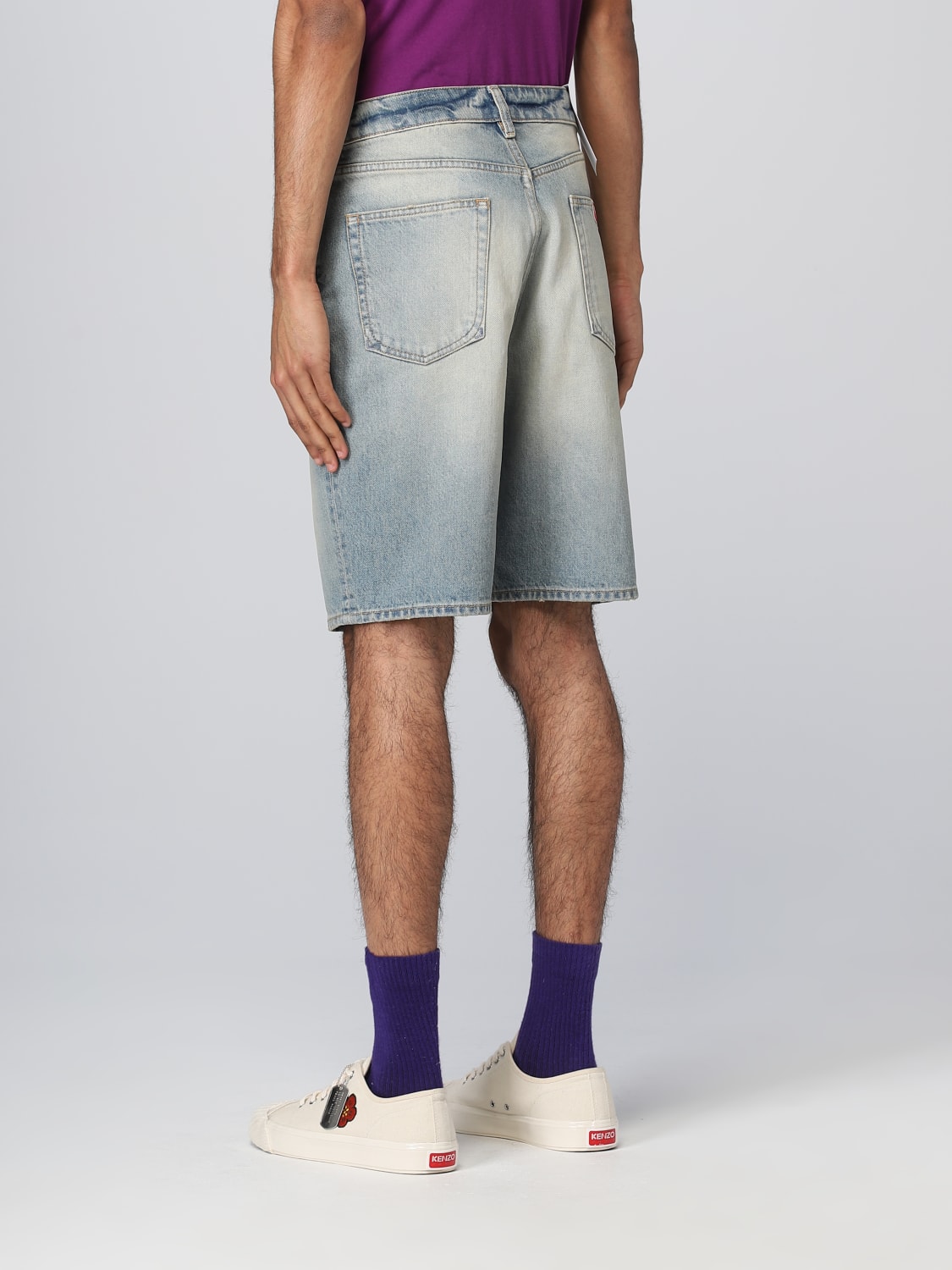 KENZO SHORT: Pants men Kenzo, Blue - Img 3