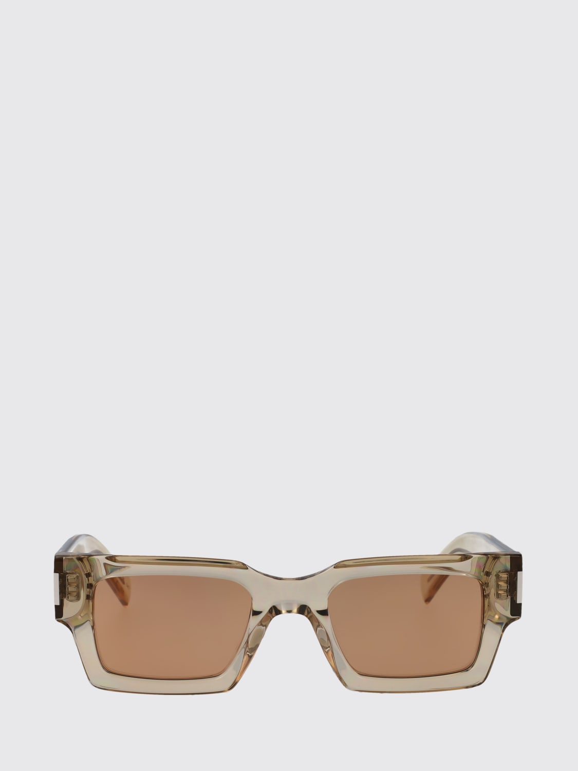 SAINT LAURENT OCCHIALI DA SOLE: Occhiali da sole SL 572 Saint Laurent in acetato, Giallo - Img 2