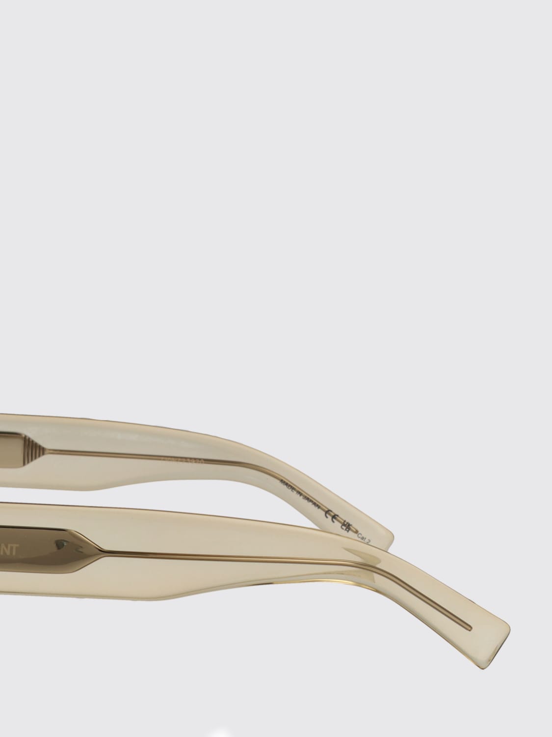 SAINT LAURENT OCCHIALI DA SOLE: Occhiali da sole SL 572 Saint Laurent in acetato, Giallo - Img 4