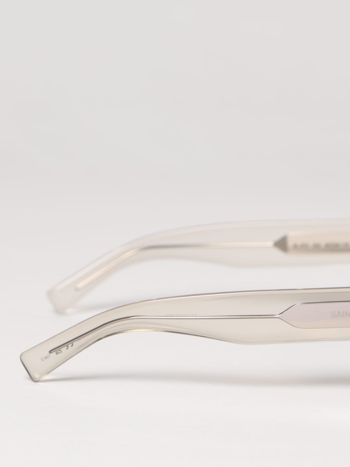 SAINT LAURENT SUNGLASSES: Saint Laurent SL 572 acetate sunglasses, Beige - Img 3