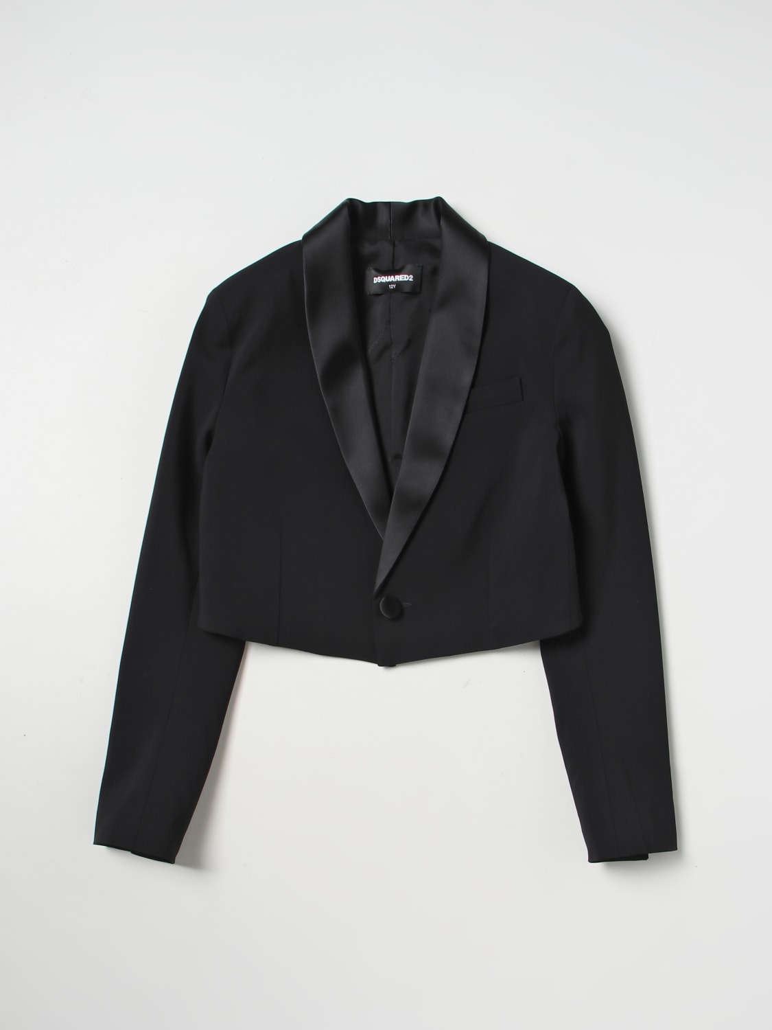 DSQUARED2 BLAZER: Dsquared2 Junior girls' blazer, Black - Img 1