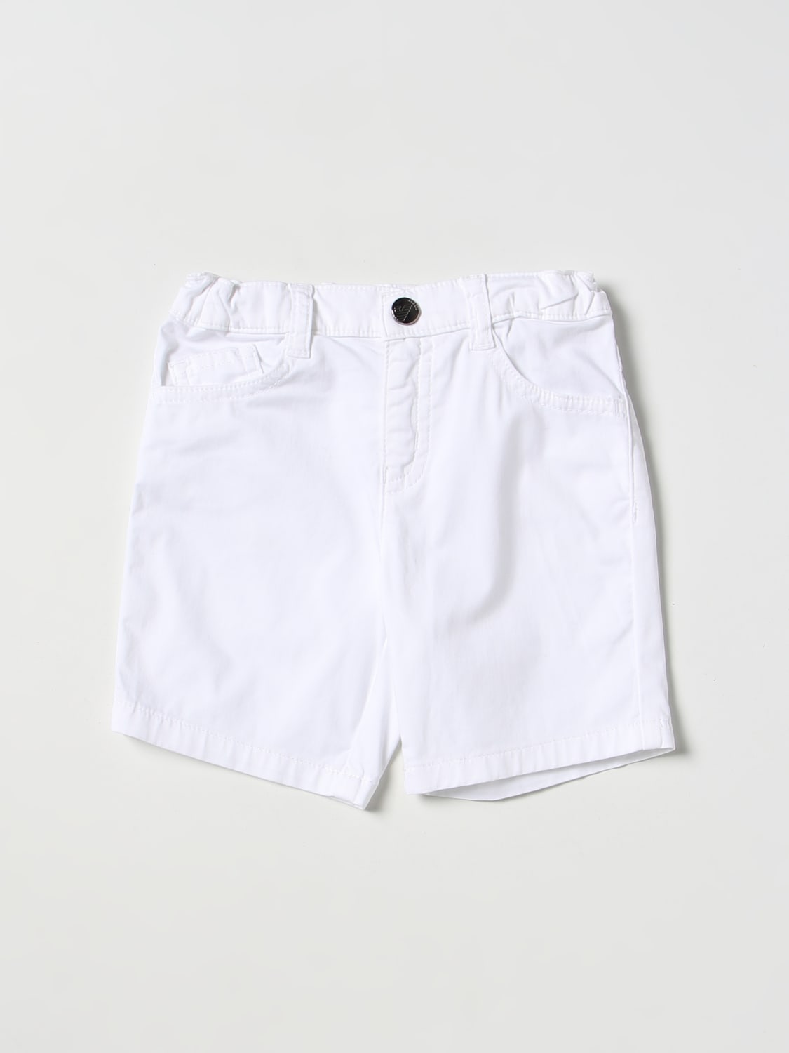 EMPORIO ARMANI PANTALONES CORTOS: Pantalones cortos niños Emporio Armani Kids, Blanco - Img 1