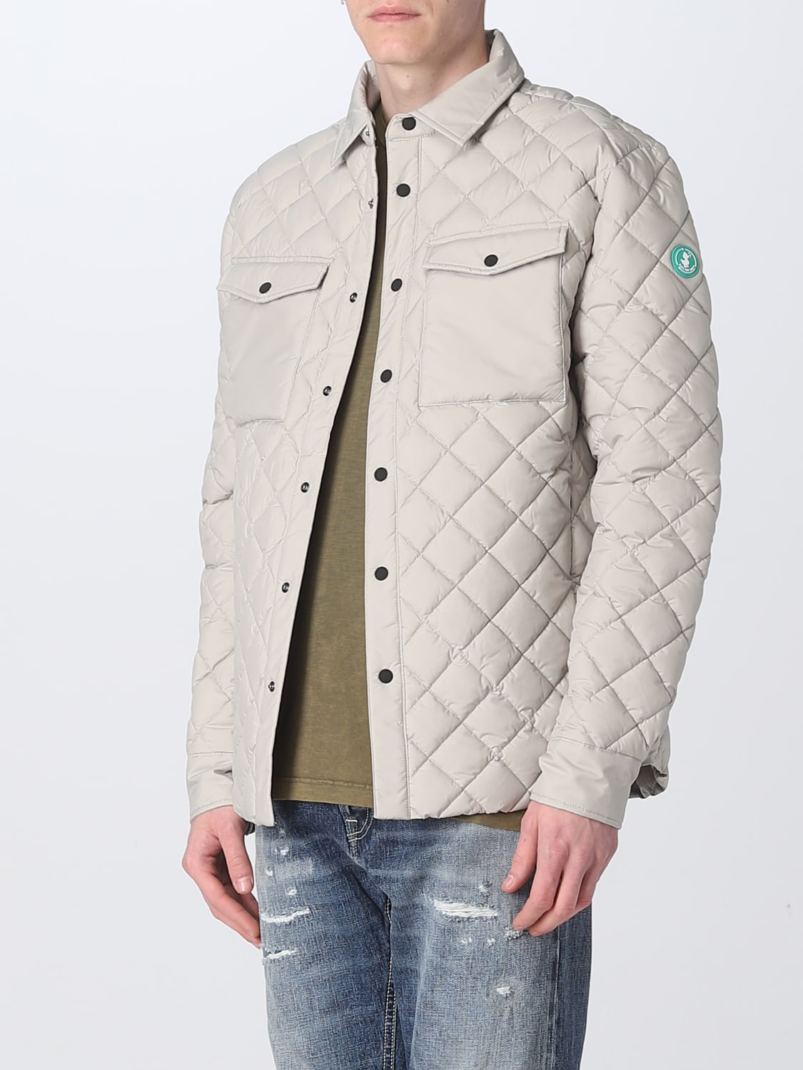 SAVE THE DUCK JACKE: Jacke herren Save The Duck, Grau - Img 3