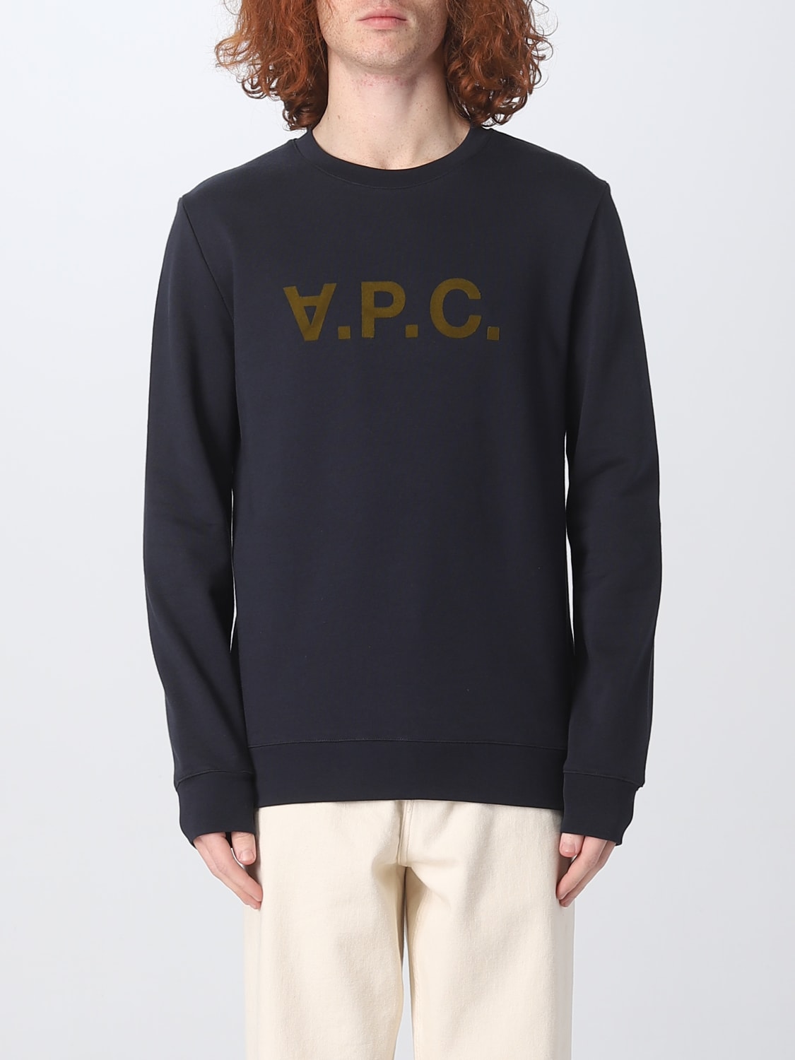 A.P.C. スウェットシャツ: スウェットシャツ メンズ A.P.C., ブラック - Img 1