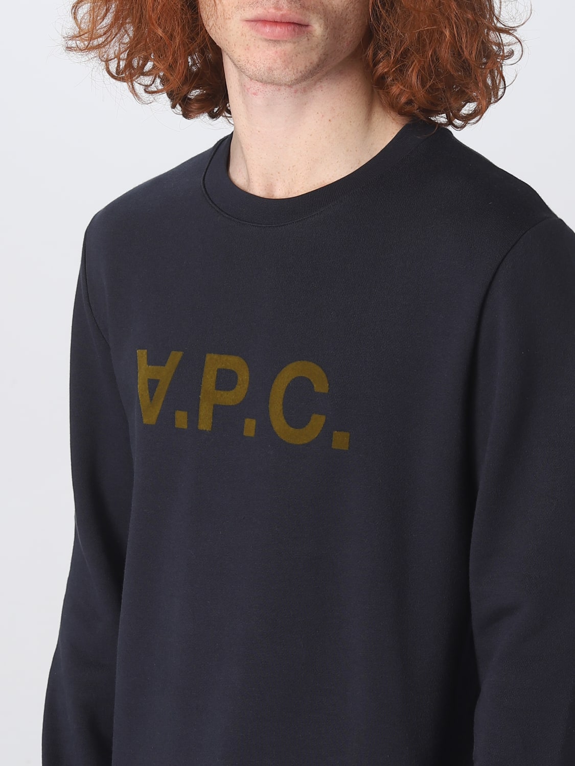 A.P.C. スウェットシャツ: スウェットシャツ メンズ A.P.C., ブラック - Img 3