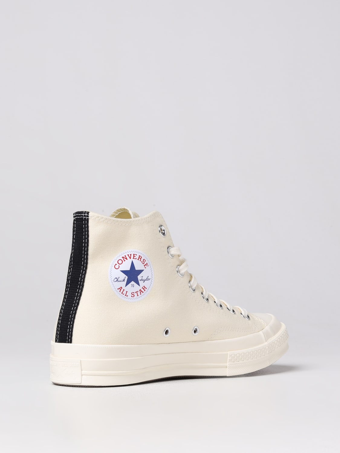 COMME DES GARÇONS PLAY X CONVERSE SNEAKERS: Shoes men Comme Des GarÇons Play X Converse, White - Img 3