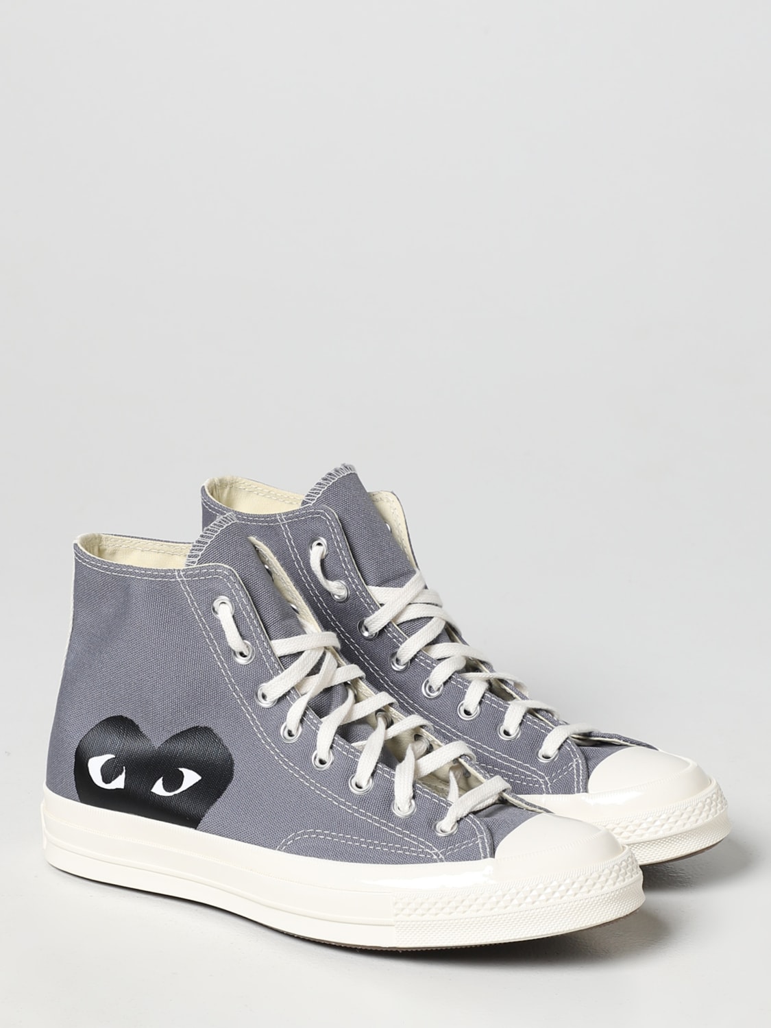 COMME DES GARÇONS PLAY X CONVERSE ZAPATILLAS: Zapatos hombre Comme Des GarÇons Play X Converse, Gris - Img 2