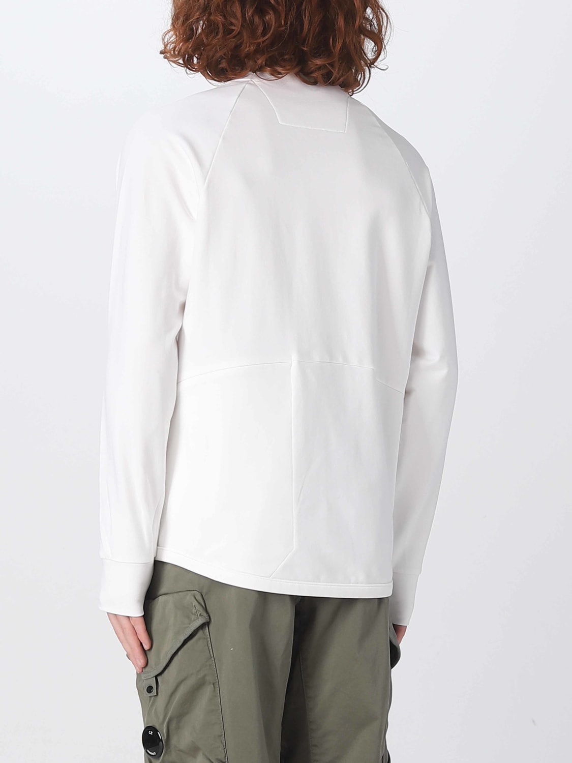 C.P. COMPANY SWEATSHIRT: Sweatshirt homme C.P. Company, Blanc - Img 3