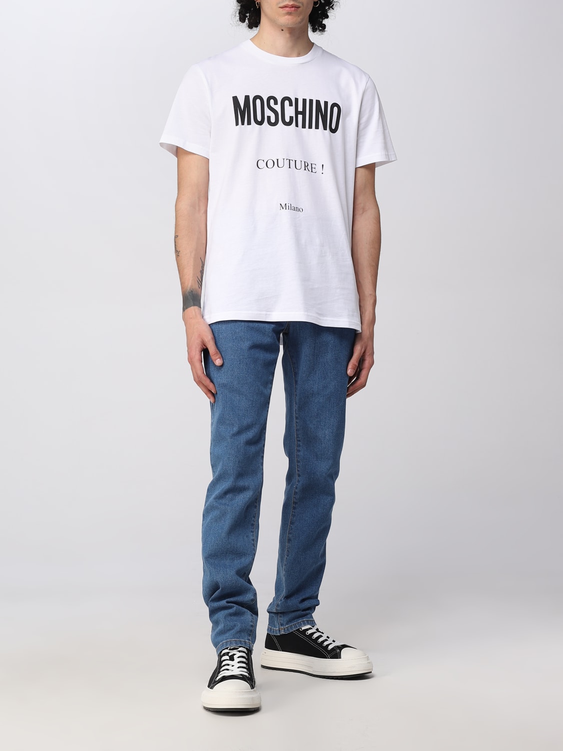 MOSCHINO COUTURE JEANS: Jeans Moschino Couture in denim, Denim - Img 2