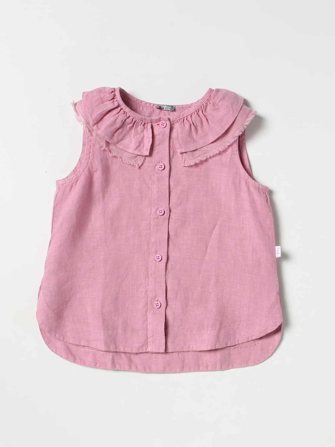 IL GUFO BLUSE: Bluse kinder Il Gufo, Pink - Img 1