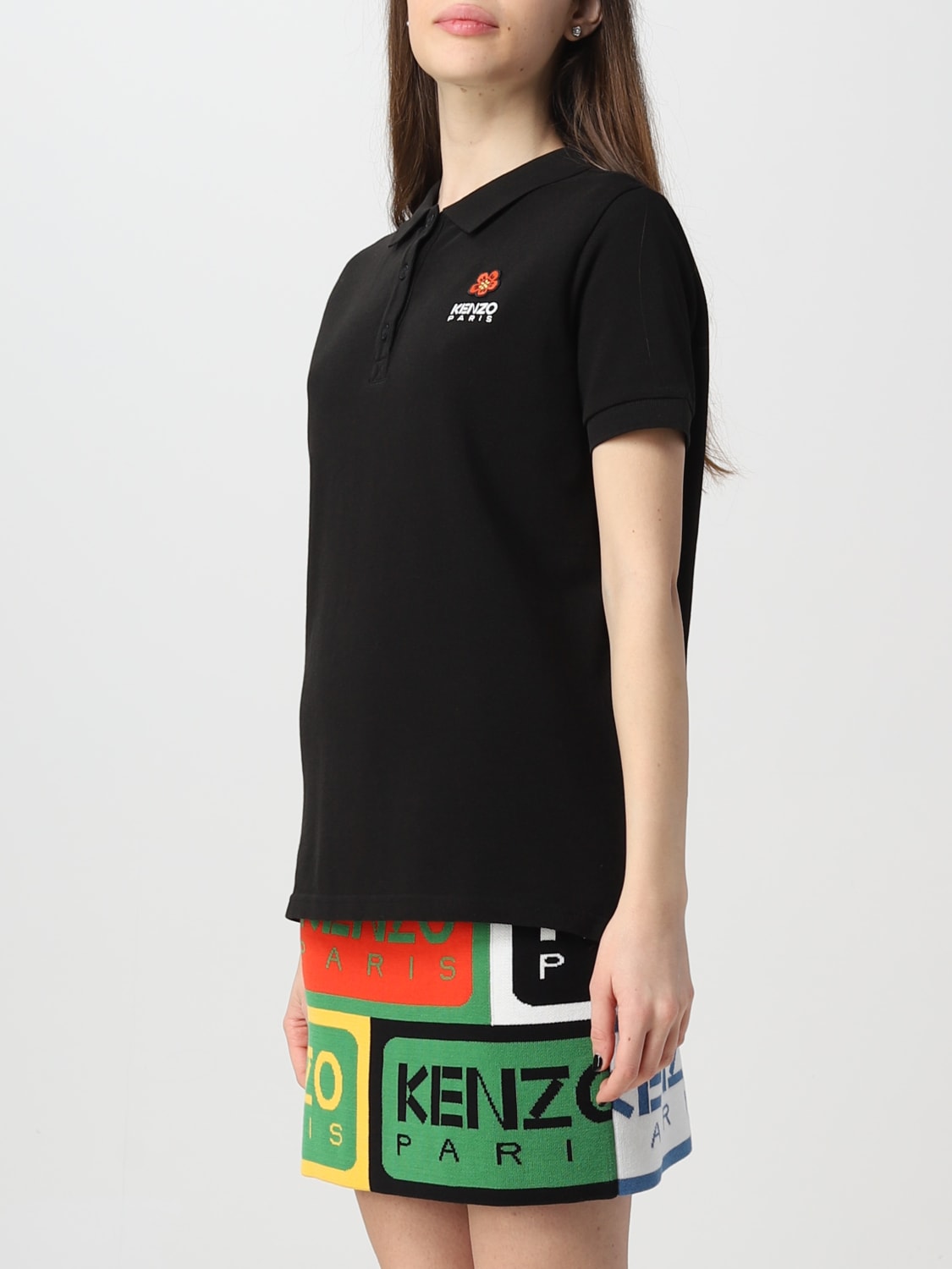 KENZO POLO SHIRT: Polo shirt woman Kenzo, Black - Img 3