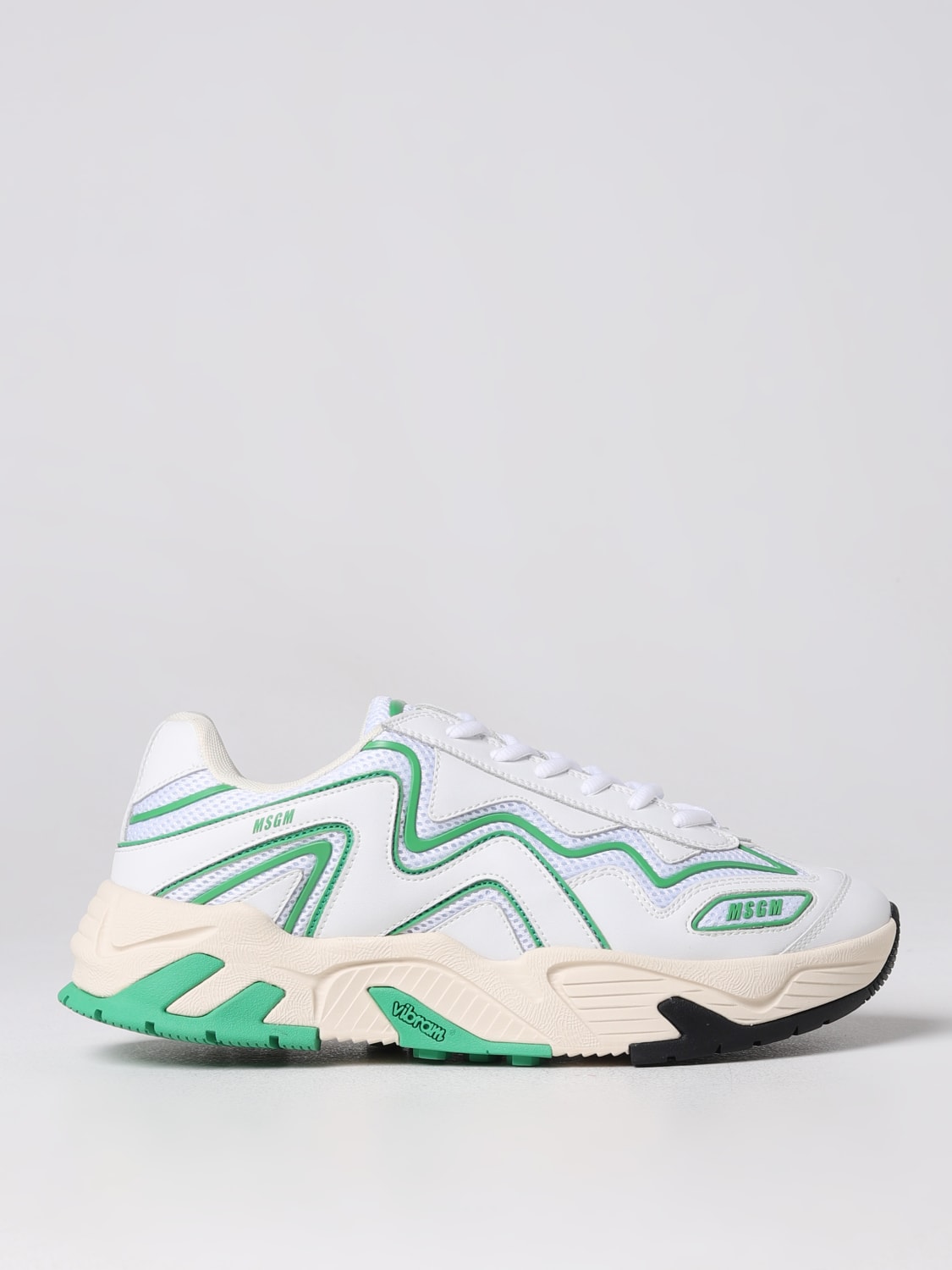 Giglio Sneakers MSGM in pelle e mesh