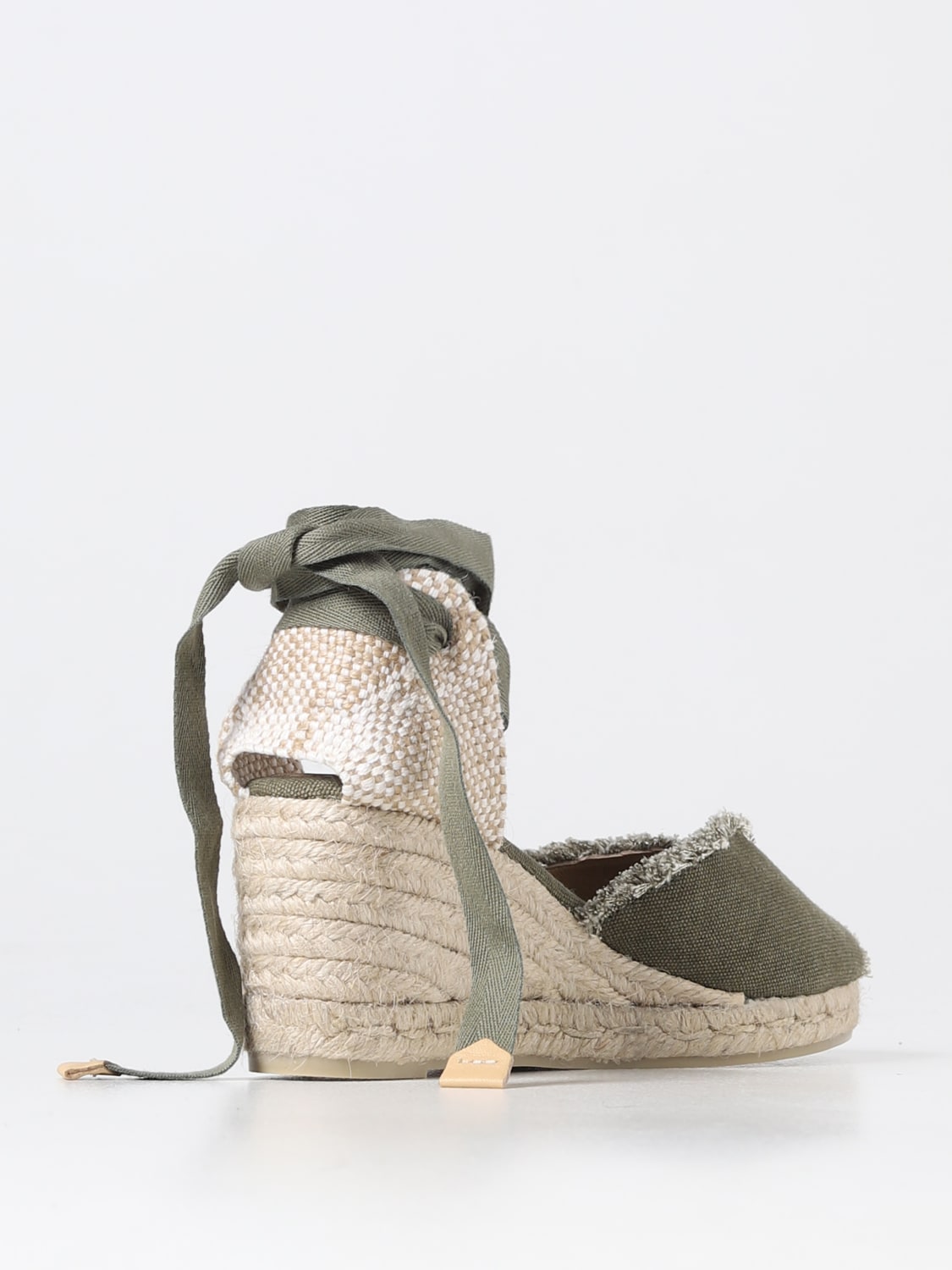 CASTAÑER ESPADRILLES: Keilabsatz schuhe damen CastaÑer, Military - Img 3