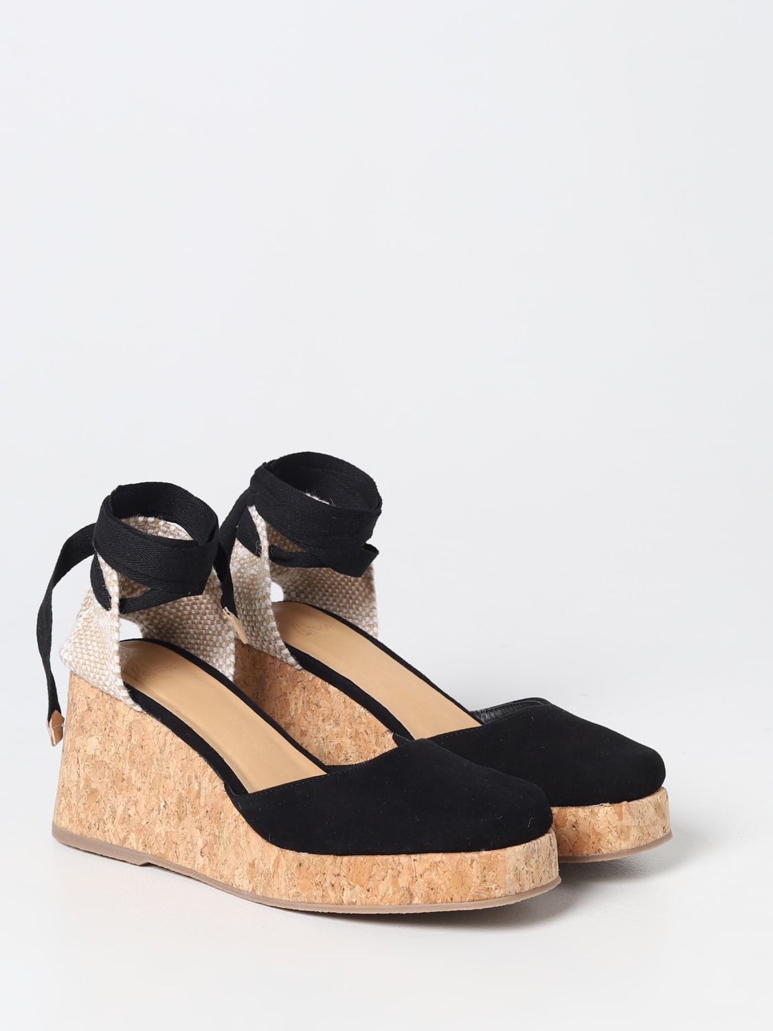 CASTAÑER ESPADRILLE: Wedge shoes woman CastaÑer, Black - Img 2