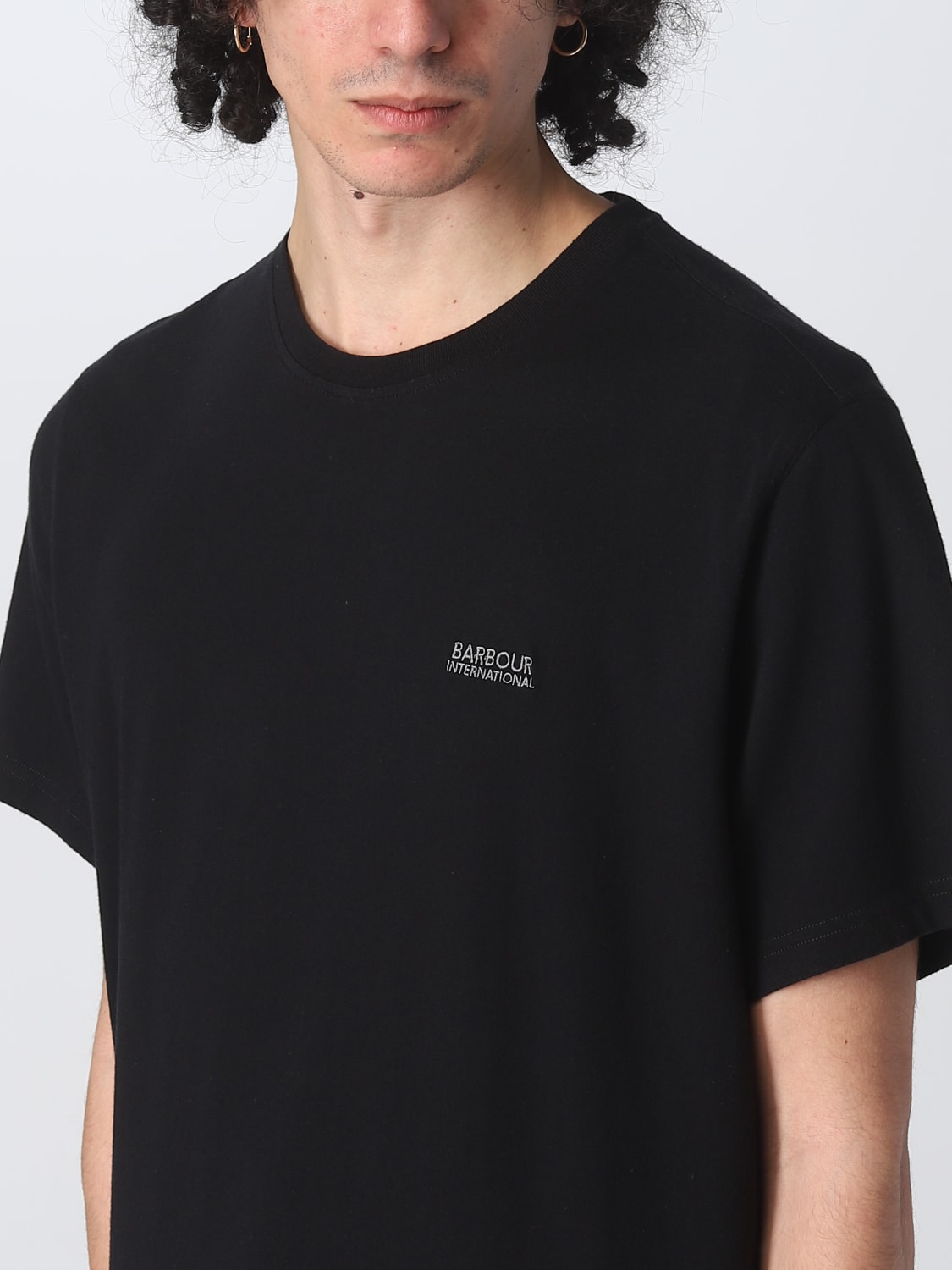BARBOUR T-SHIRT: T-shirt men Barbour, Black - Img 3