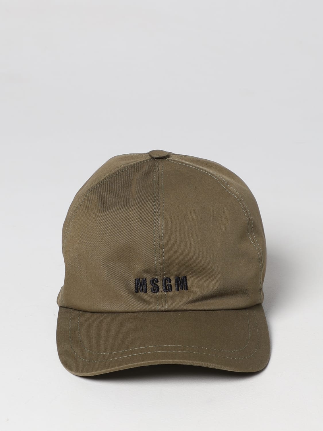 MSGM HAT: MSGM hat in cotton, Green - Img 2
