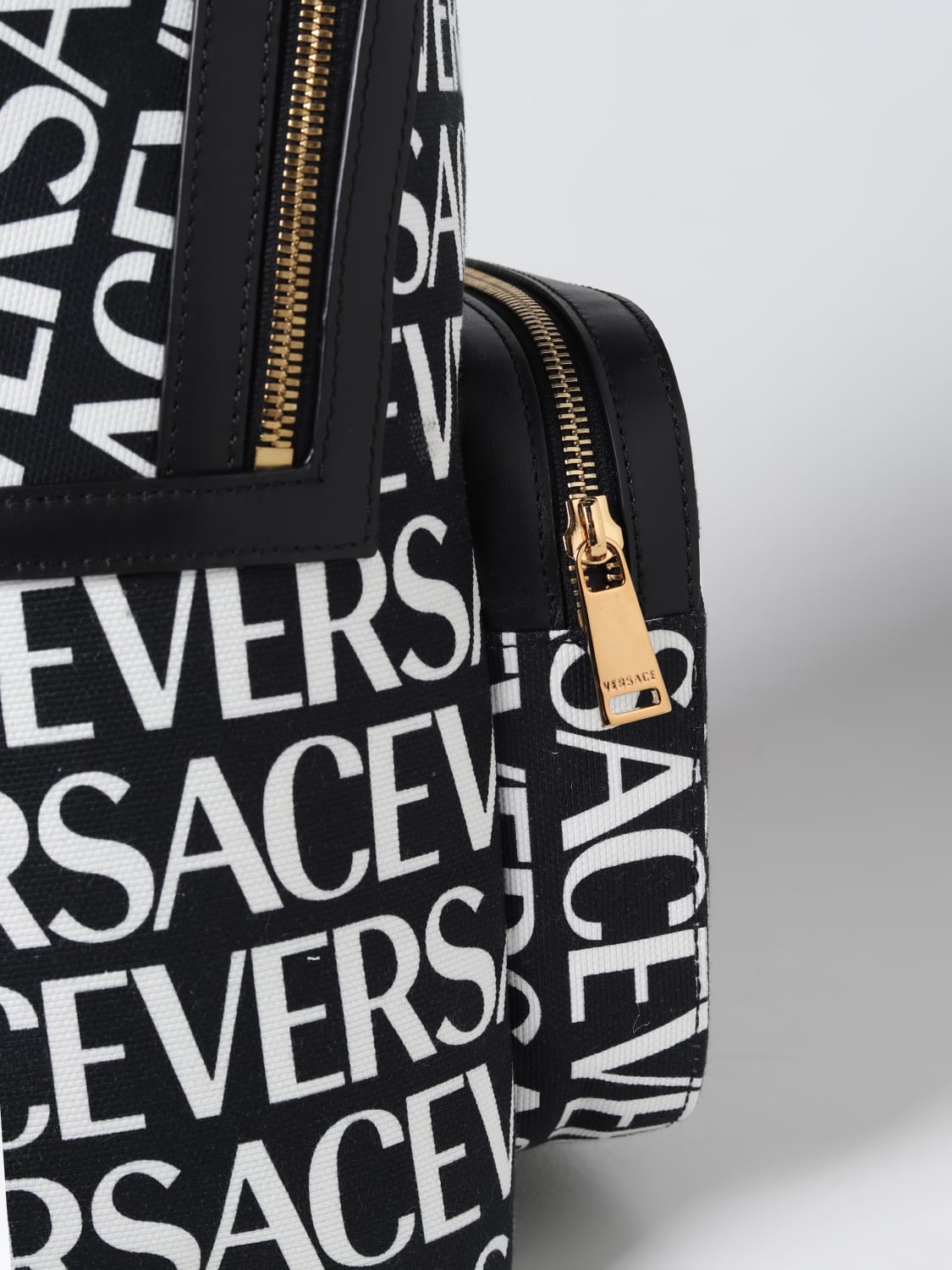 Versace backpack in canvas