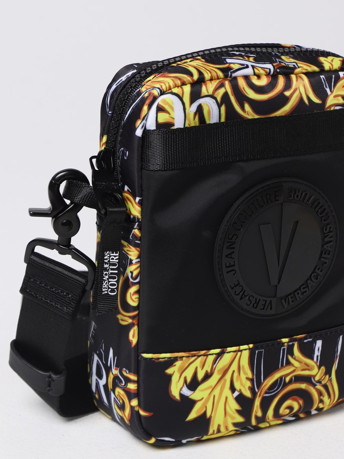 VERSACE JEANS COUTURE BANDOLERA: Bolsos hombre Versace Jeans Couture, Negro - Img 3