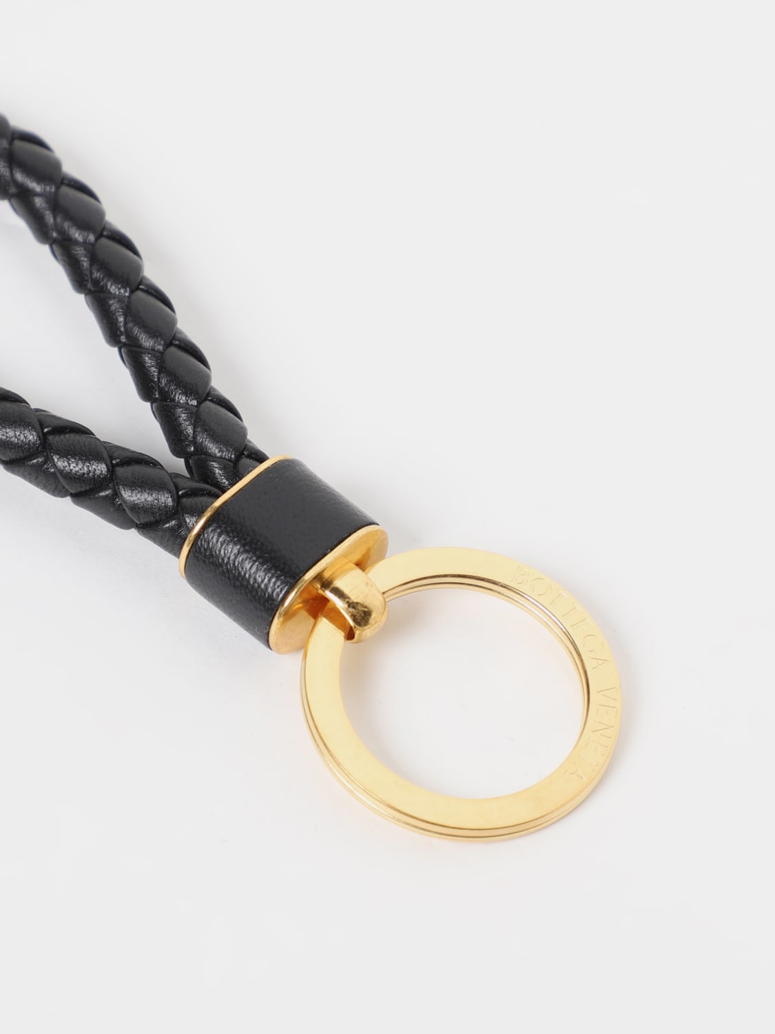 BOTTEGA VENETA：キーホルダー レディース - ブラック | GIGLIO.COM