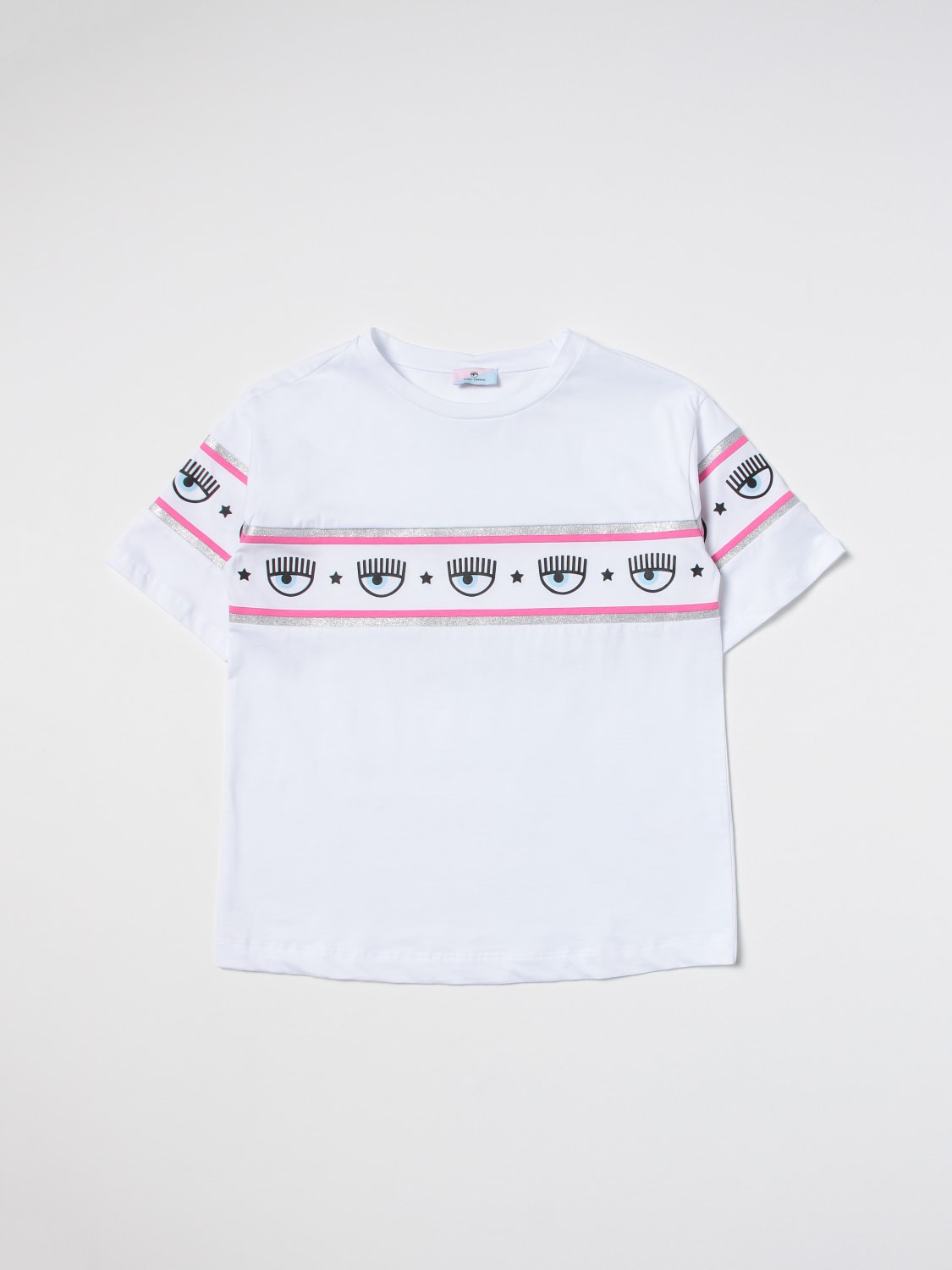 CHIARA FERRAGNI T-SHIRT: T-shirt enfant Chiara Ferragni, Poudre - Img 1