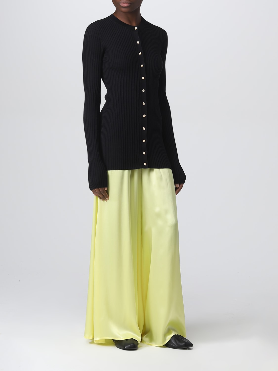 JIL SANDER 毛衣: 毛衣 女士 Jil Sander, 黑色 - Img 2