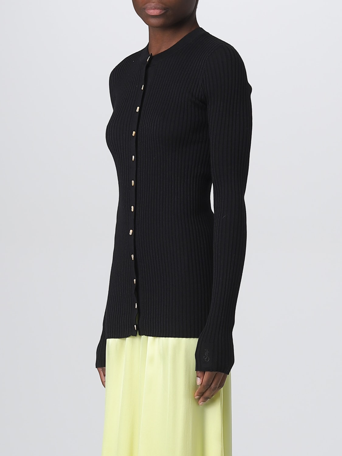 JIL SANDER 毛衣: 毛衣 女士 Jil Sander, 黑色 - Img 4