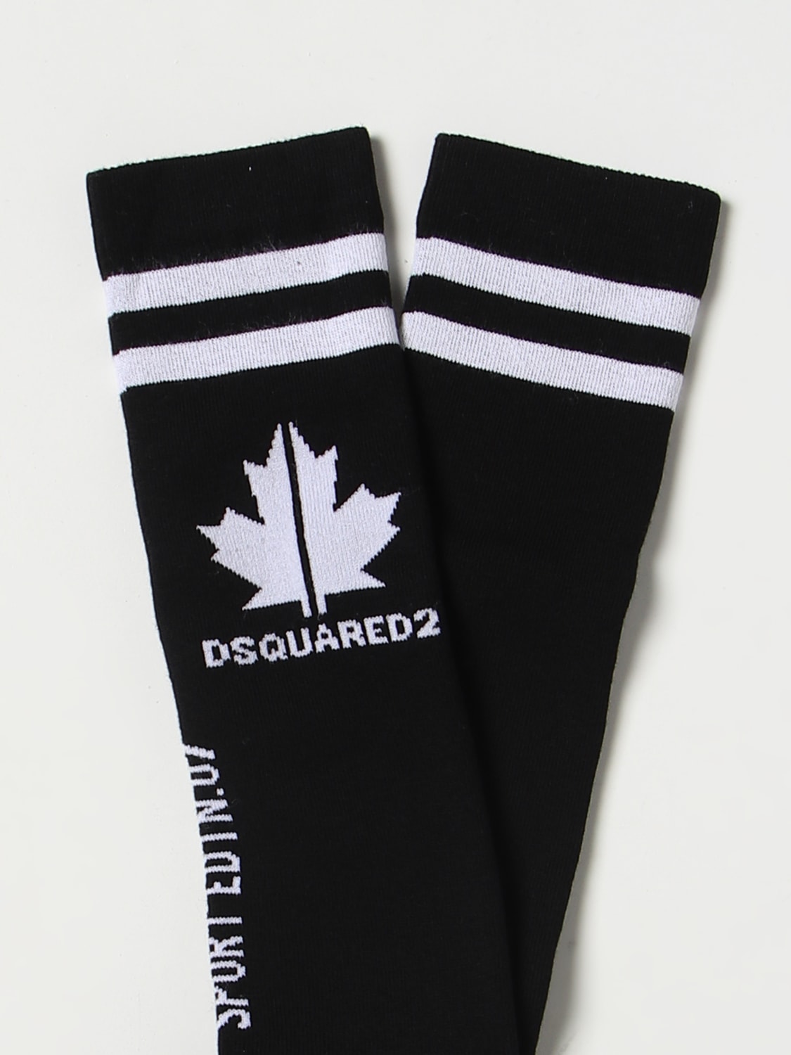 DSQUARED2 SOCKS: Socks kids Dsquared2 Junior, Black - Img 2