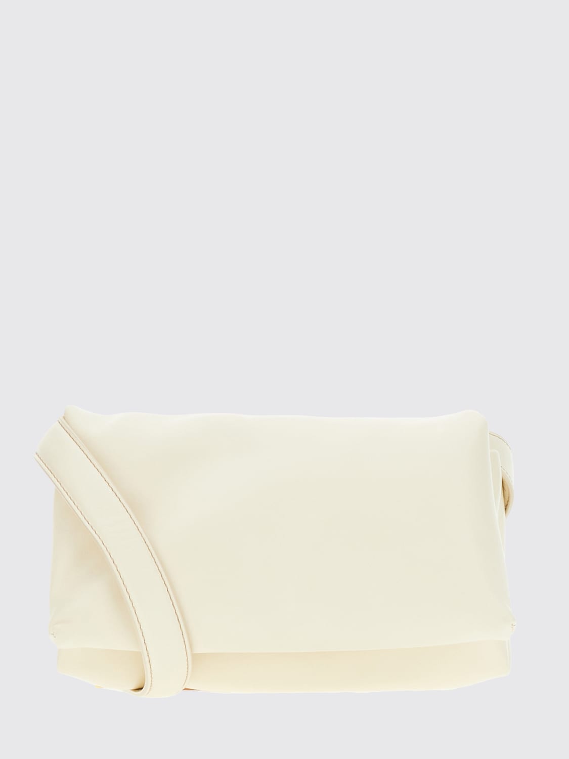 MARNI MINI BAG: Marni bag in leather, Ivory - Img 1