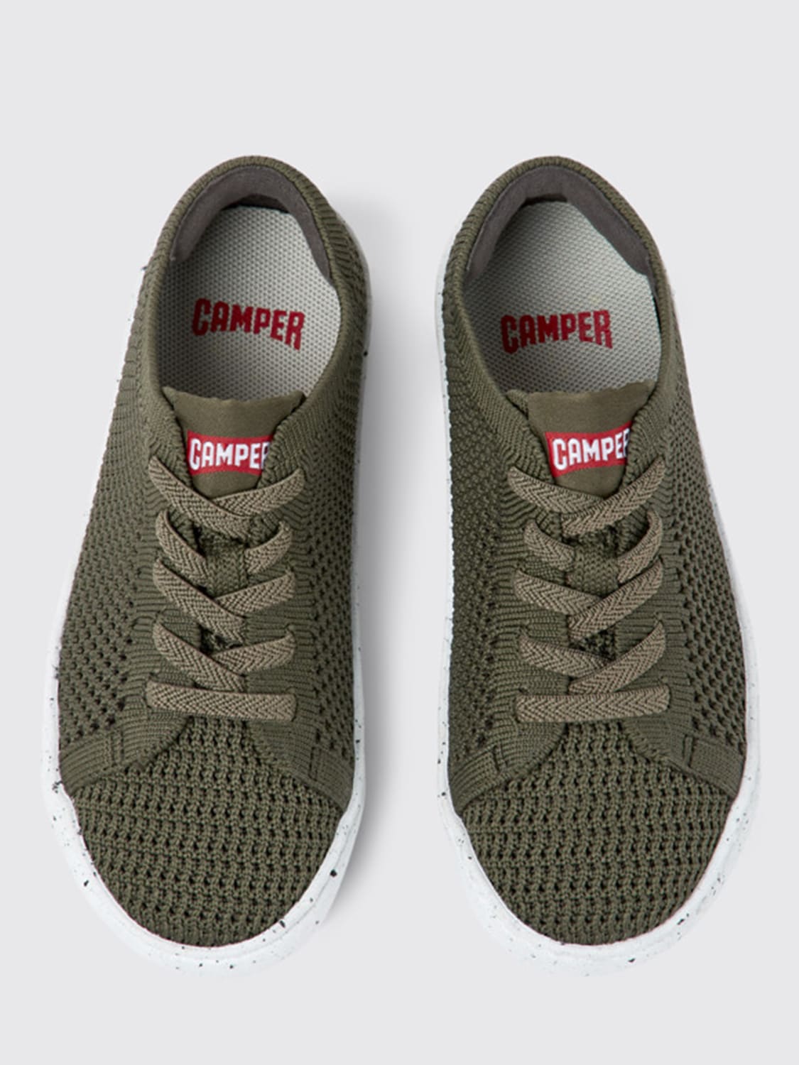 CAMPER 아 스니커즈: 신발 남아 Camper, 그린 - Img 3