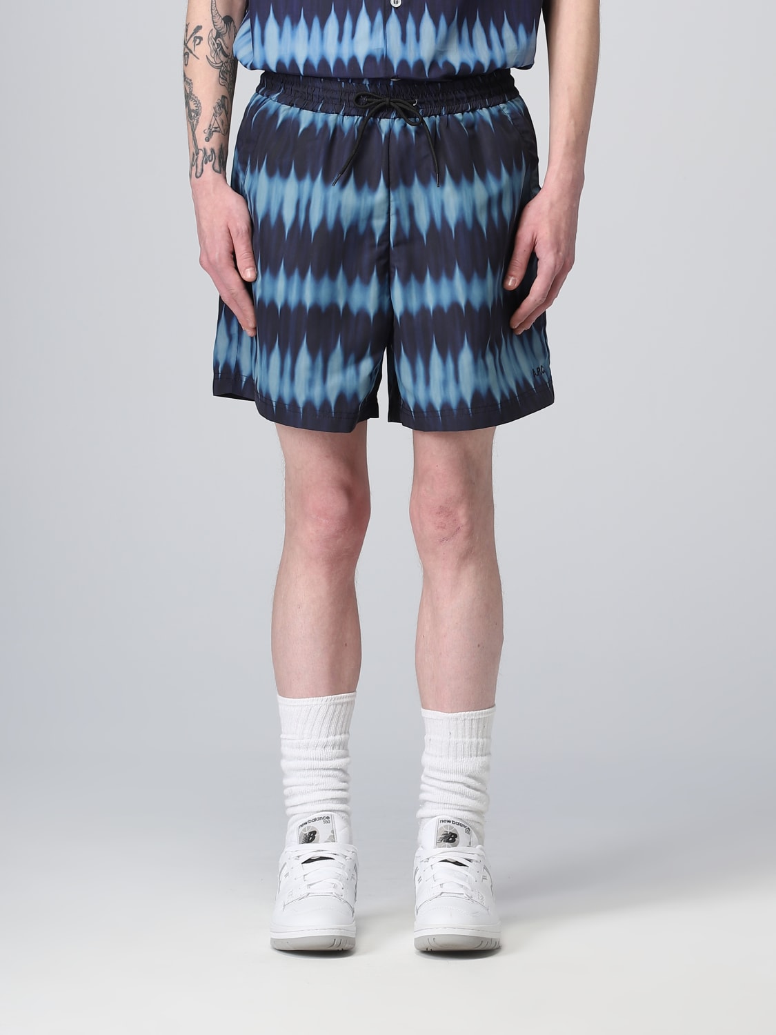 A.P.C. SWIMSUIT: Swimsuit men A.P.C., Blue - Img 1
