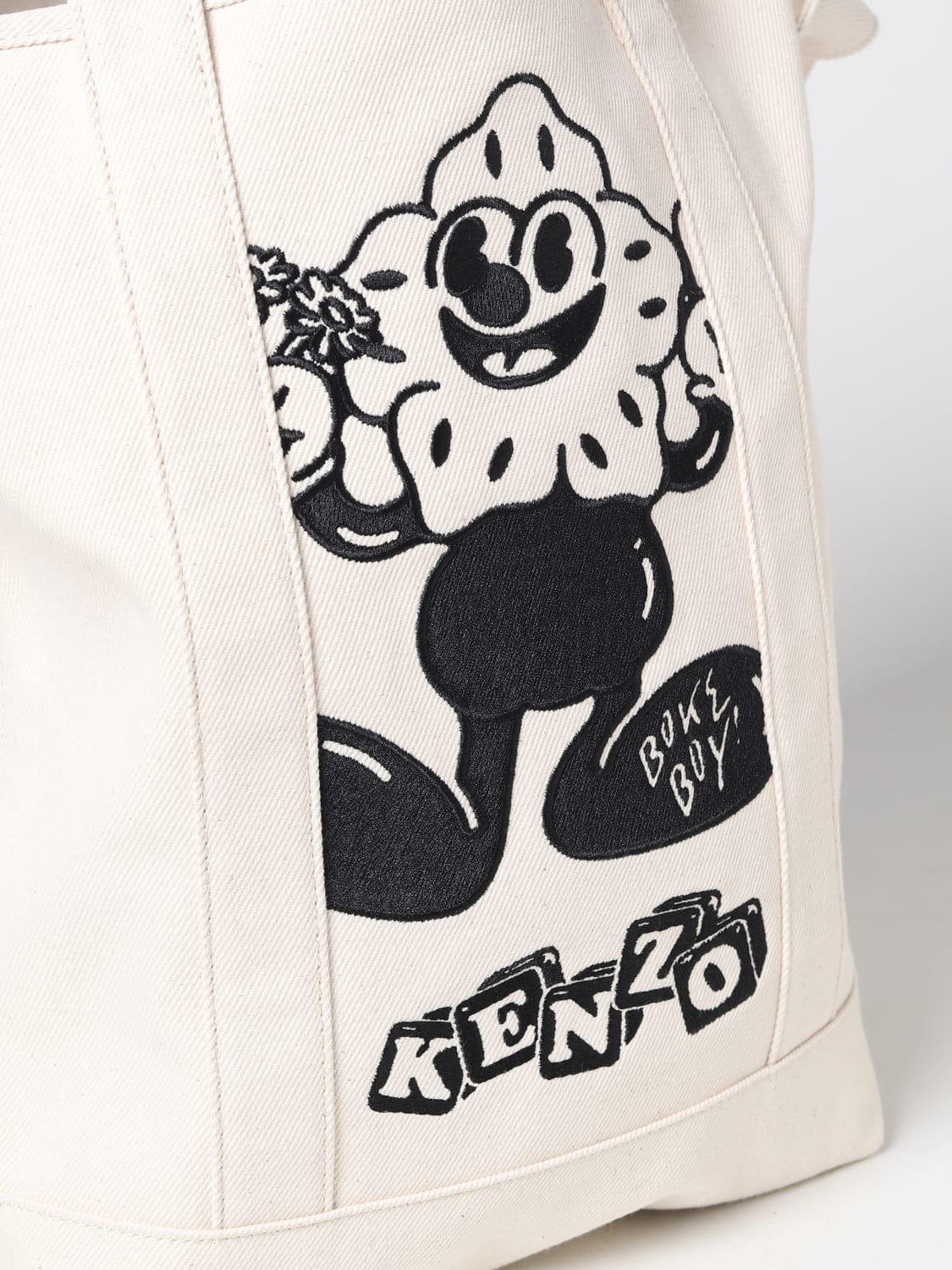 KENZO TOTE BAGS: Tote bags woman Kenzo, White - Img 3