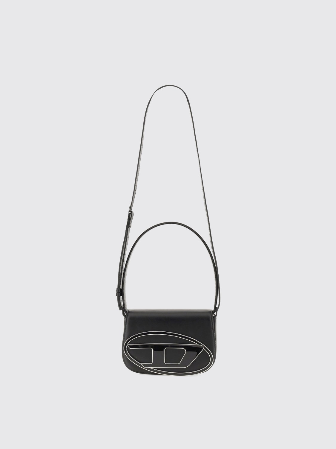 DIESEL MINI BAG: Diesel bag in smooth leather, Black - Img 3