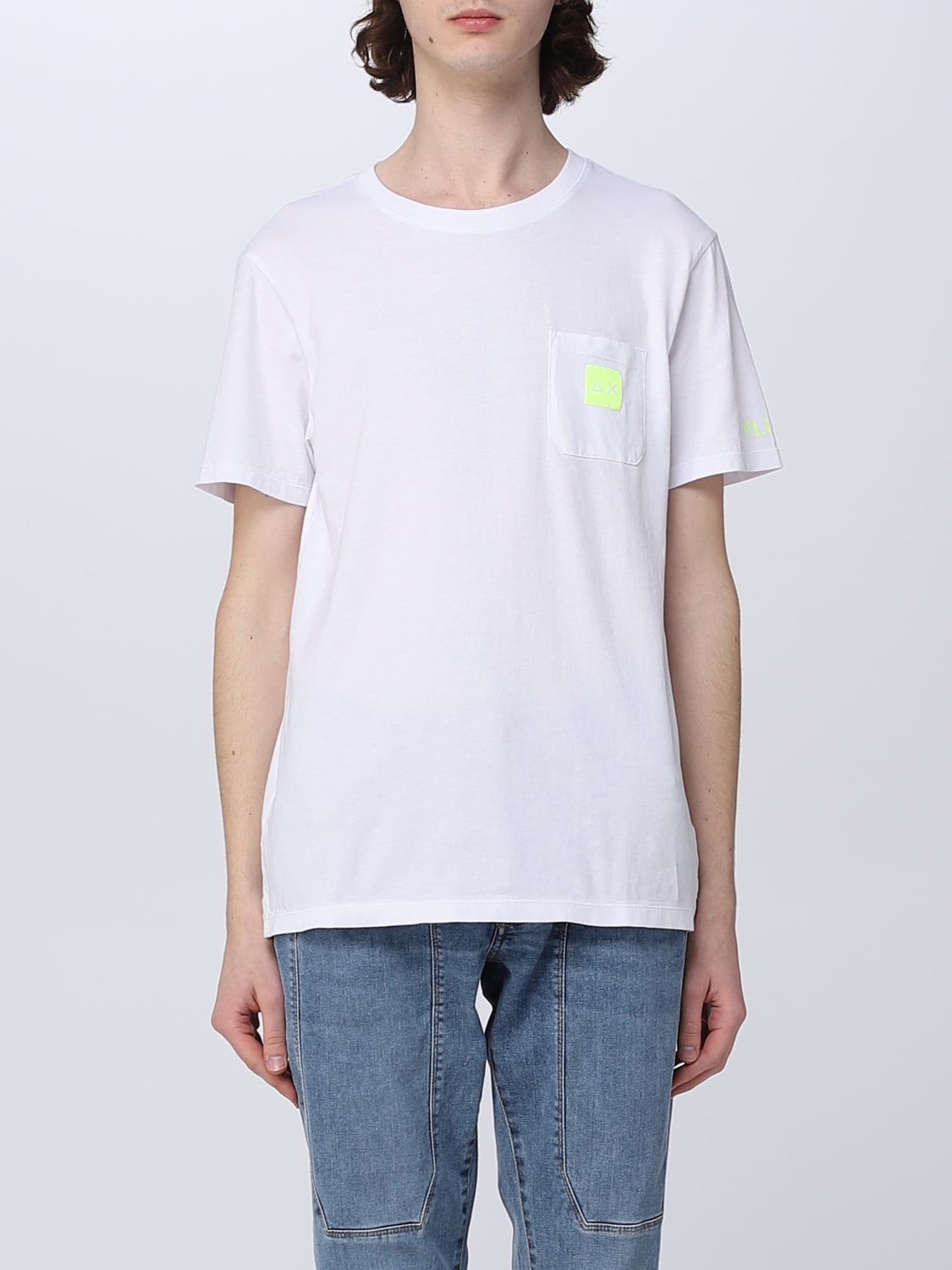 SUN 68 T-SHIRT: T-shirt homme Sun 68, Blanc - Img 1