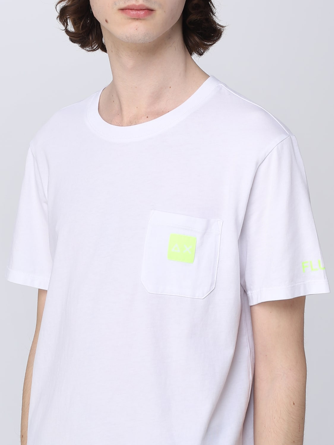 SUN 68 T-SHIRT: T-shirt homme Sun 68, Blanc - Img 3