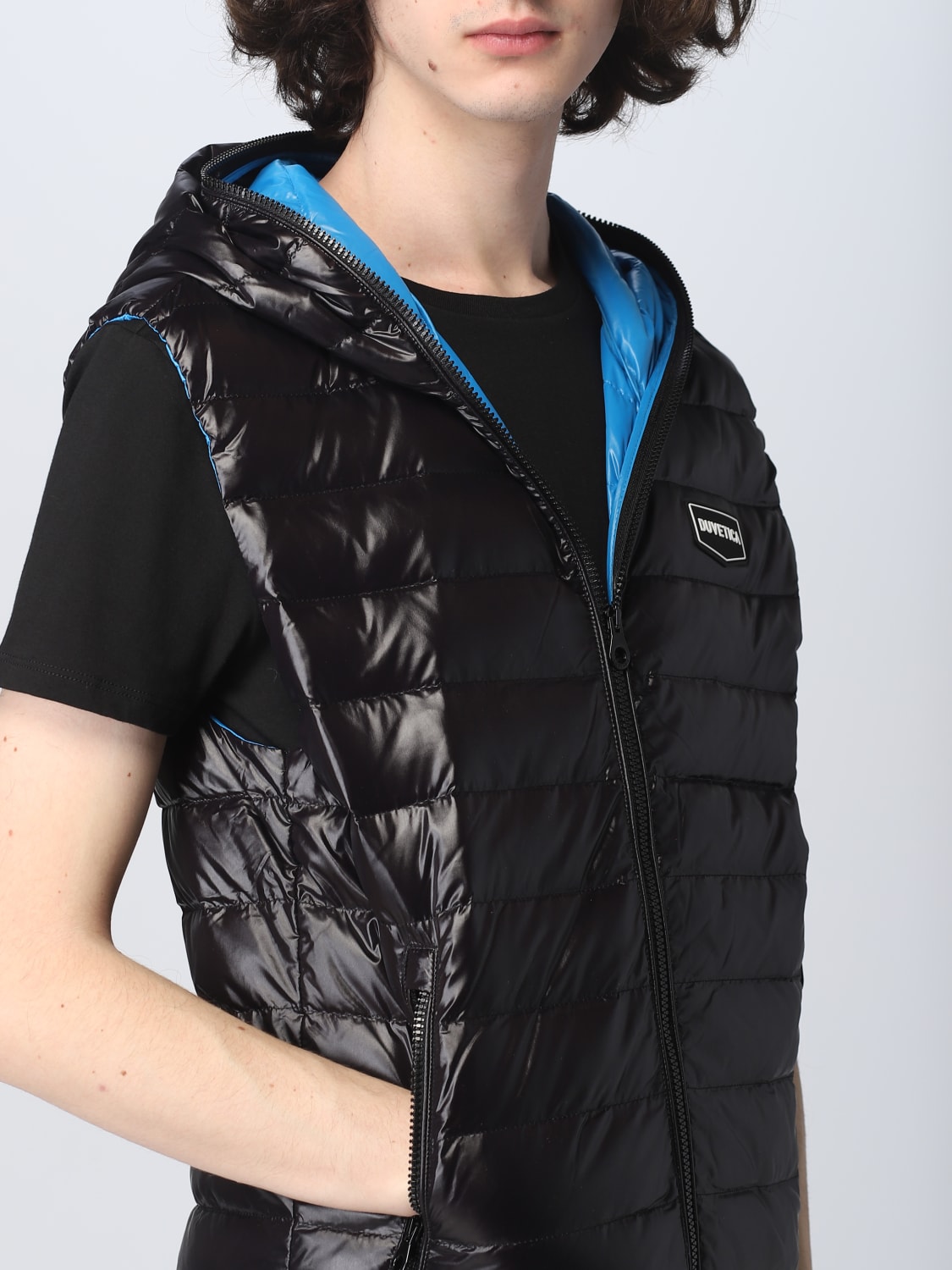 DUVETICA: Coat men - Black | Duvetica suit vest VUDV91131K0001